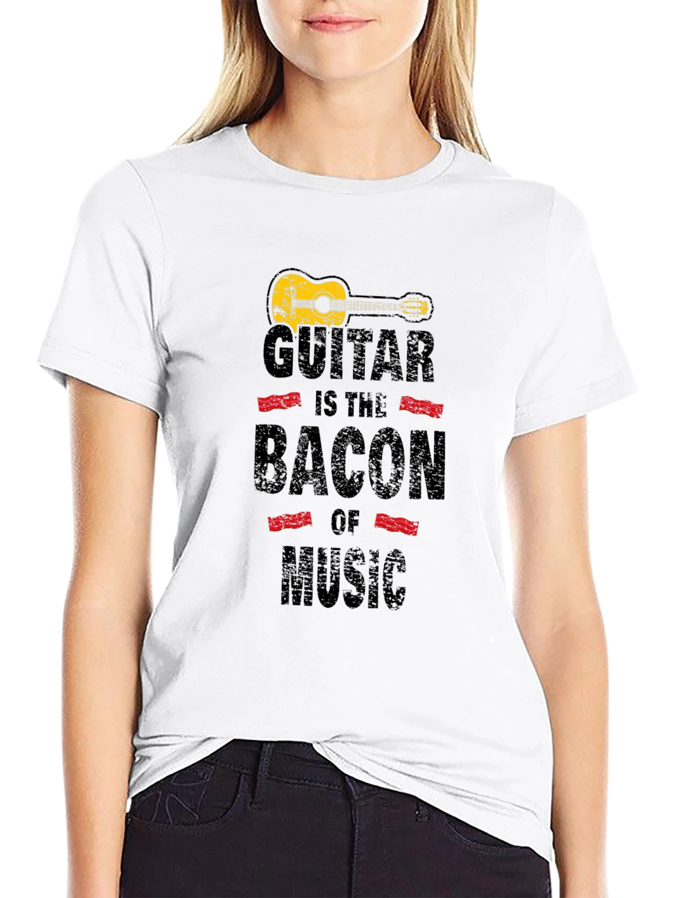 Guitar is the Bacon of Music T-Shirt