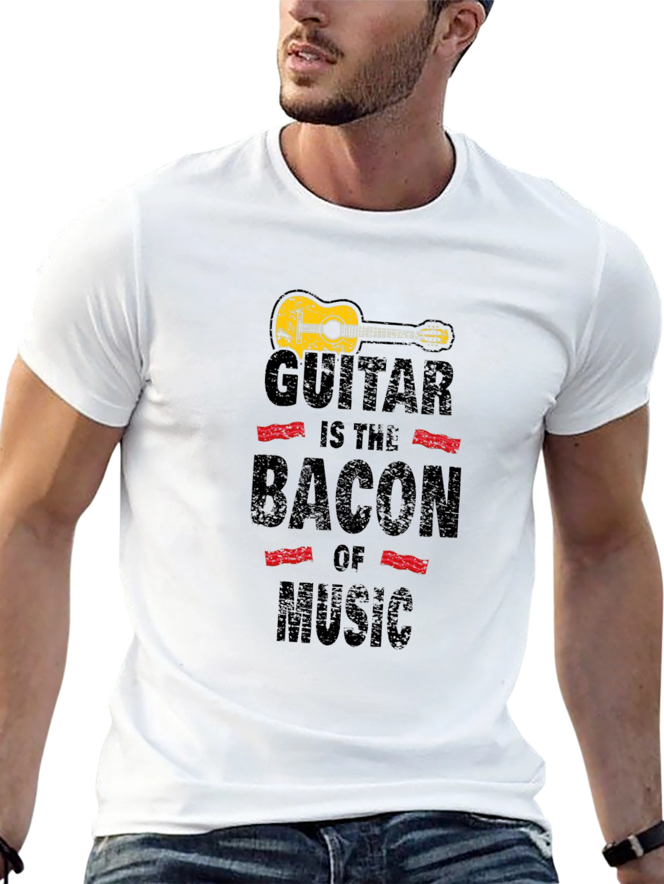 Guitar is the Bacon of Music T-Shirt