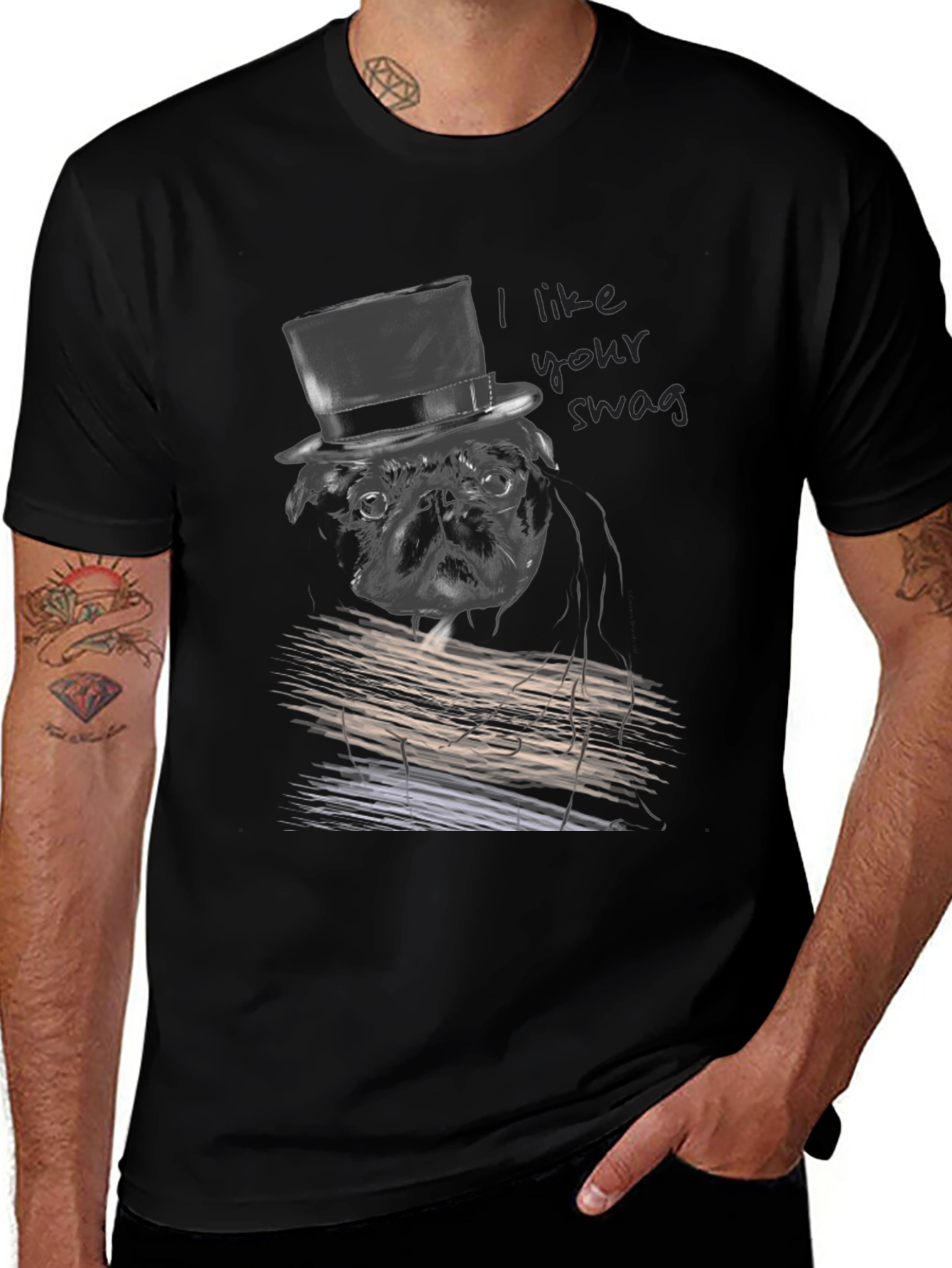 Dapper Dog T-Shirt: I Like Your Swag!