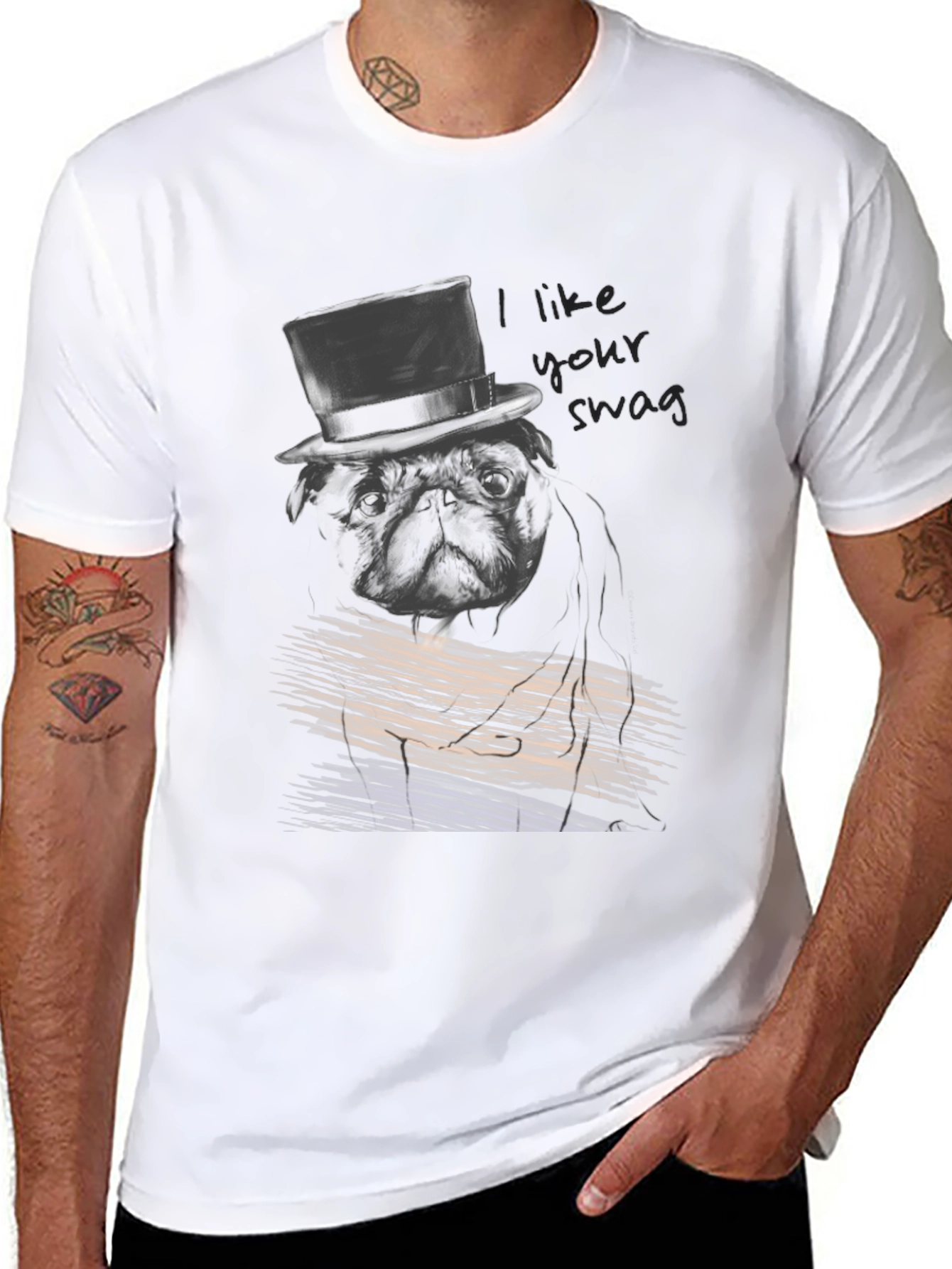 Dapper Dog T-Shirt: I Like Your Swag!