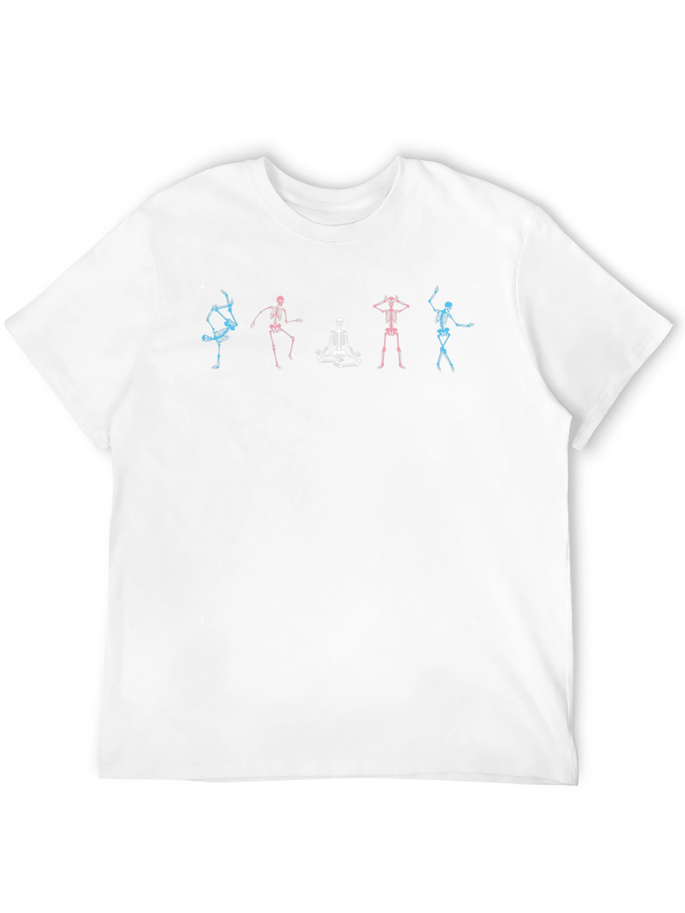 Dancing Skeletons Black Graphic Tee