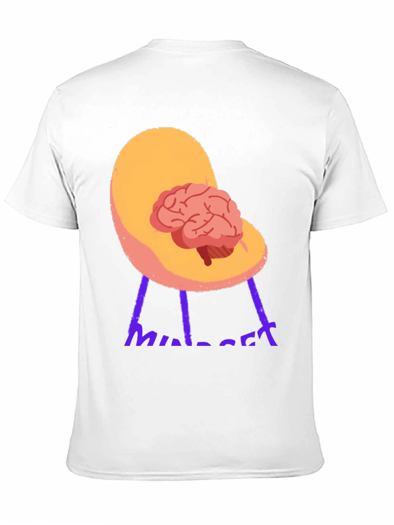 Brain on Chair Graphic Tee - Thinkers Shirt
