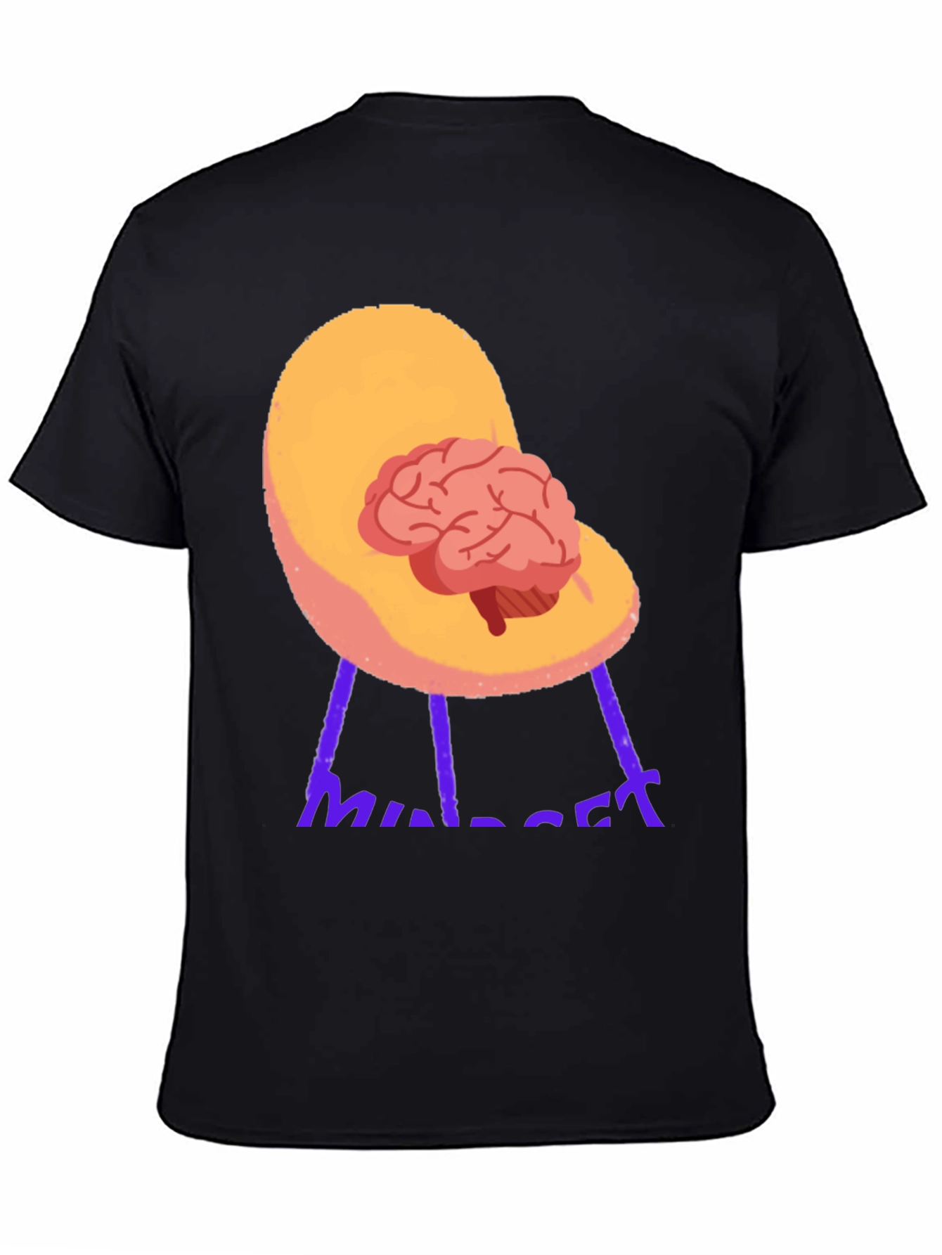 Brain on Chair Graphic Tee - Thinkers Shirt