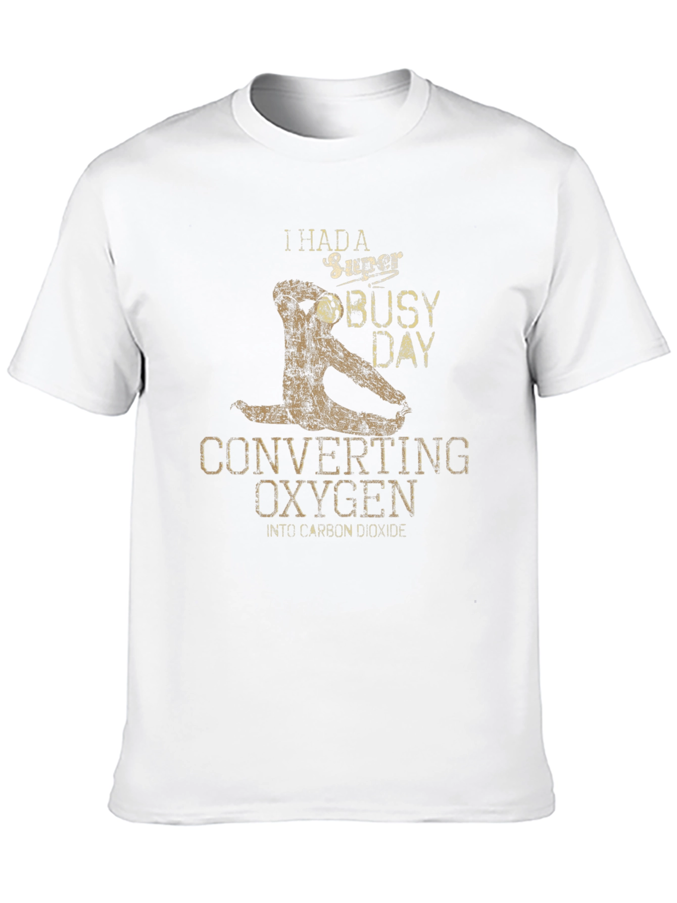 Funny Sloth Busy Day T-Shirt