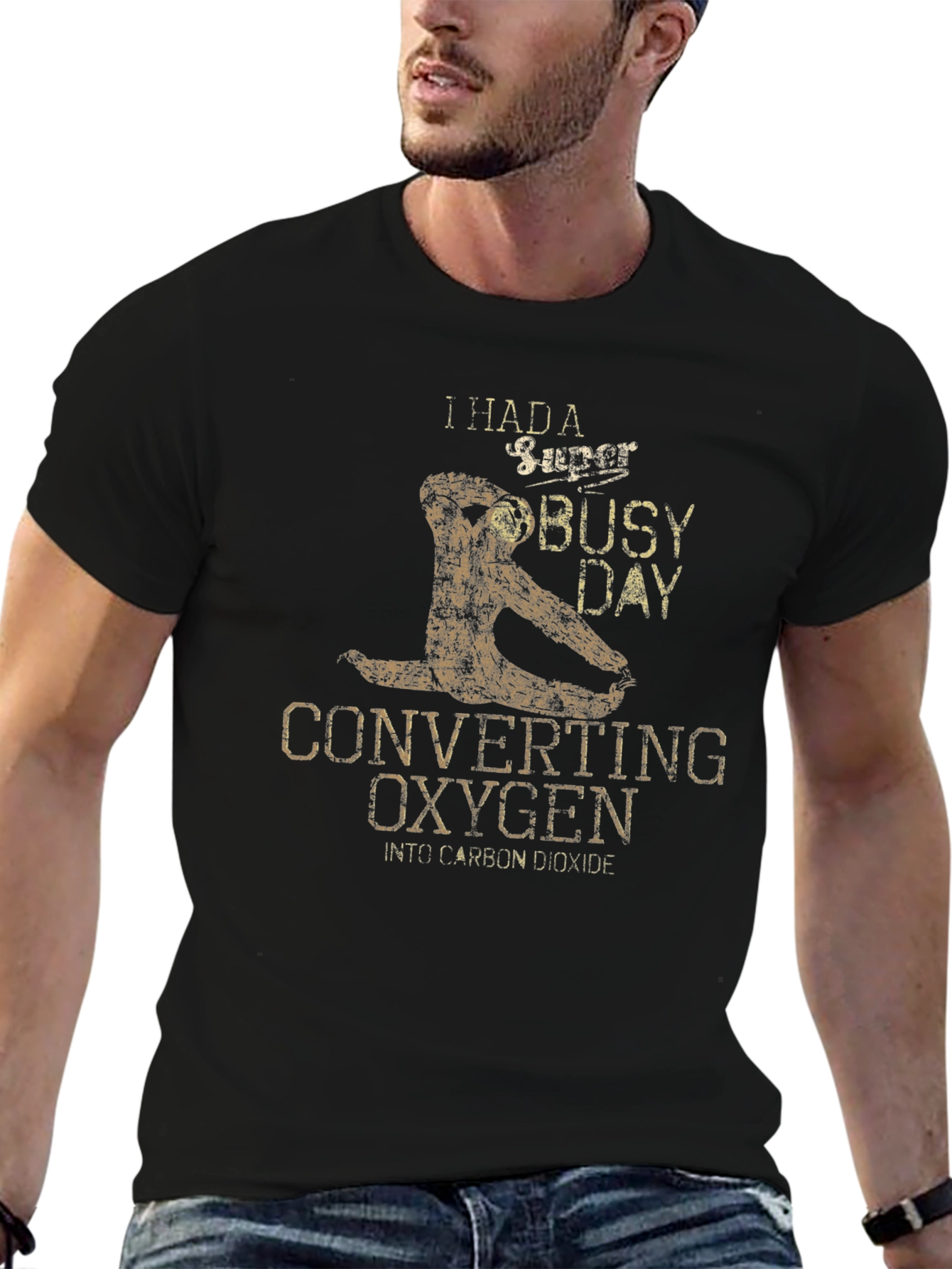 Funny Sloth Busy Day T-Shirt