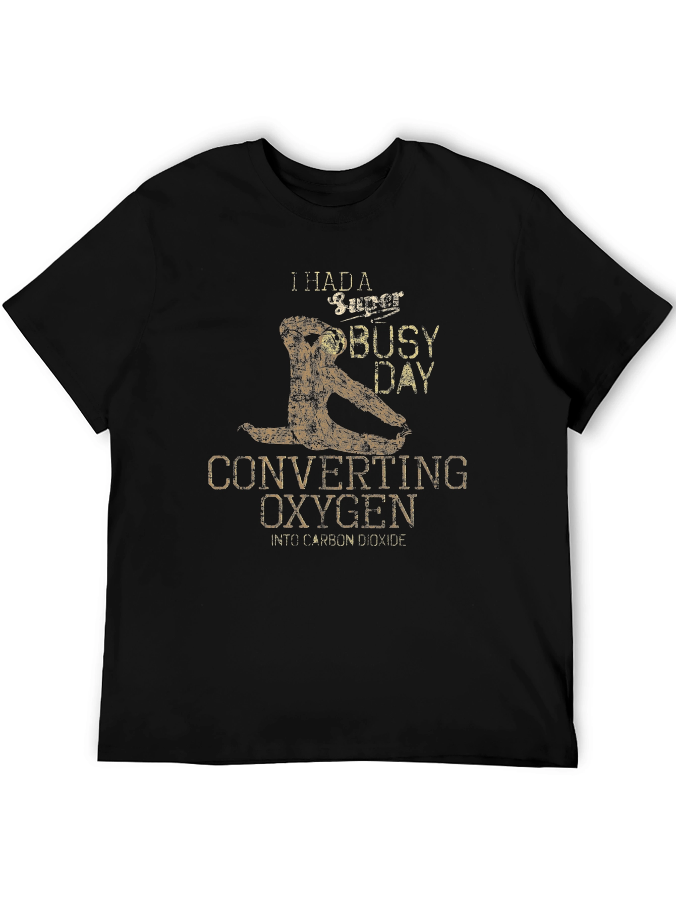 Funny Sloth Busy Day T-Shirt