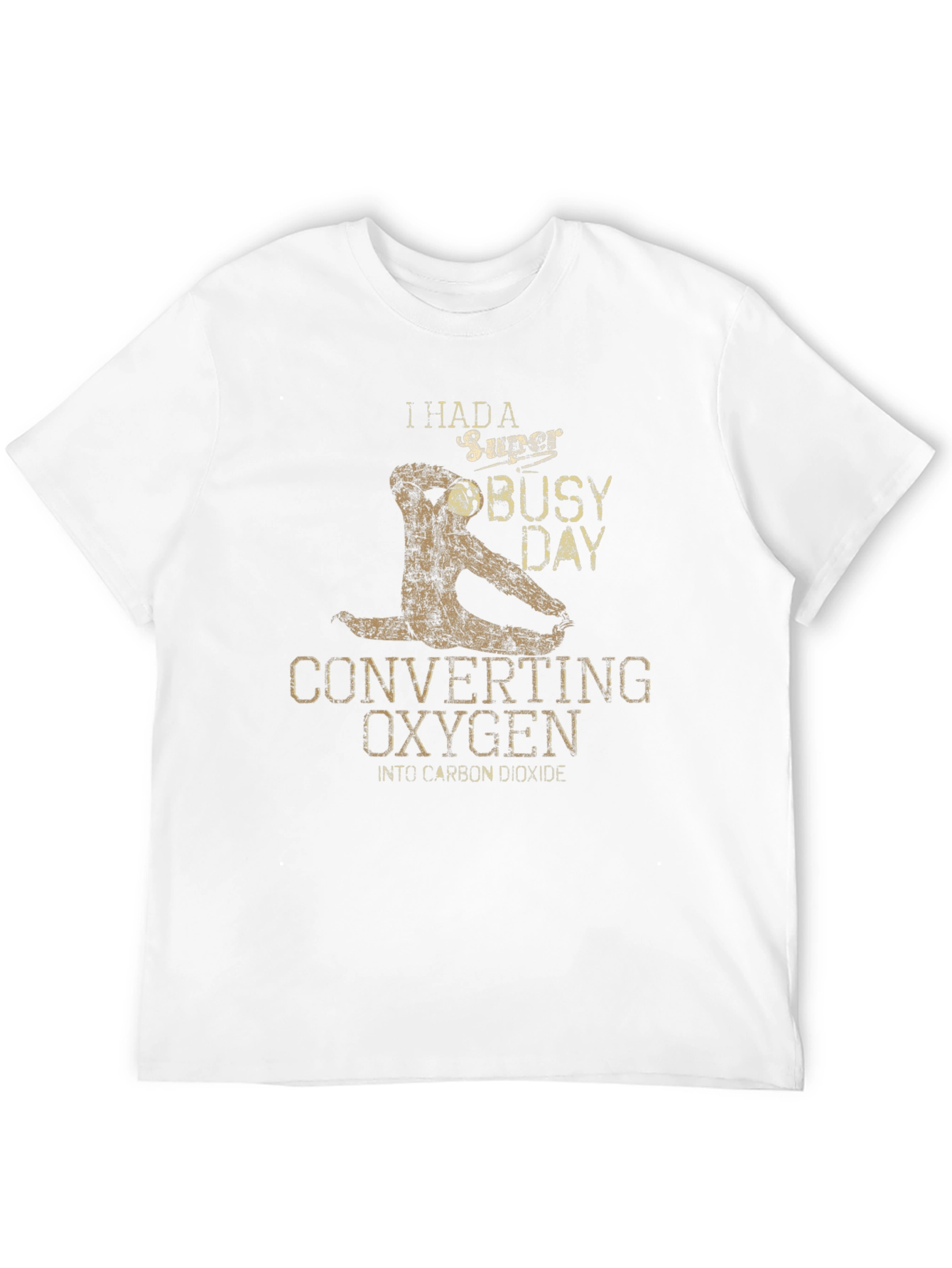 Funny Sloth Busy Day T-Shirt