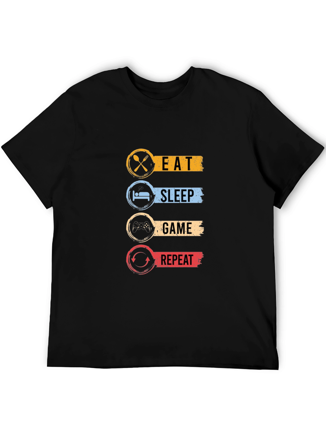 Eat Sleep Game Repeat T-Shirt