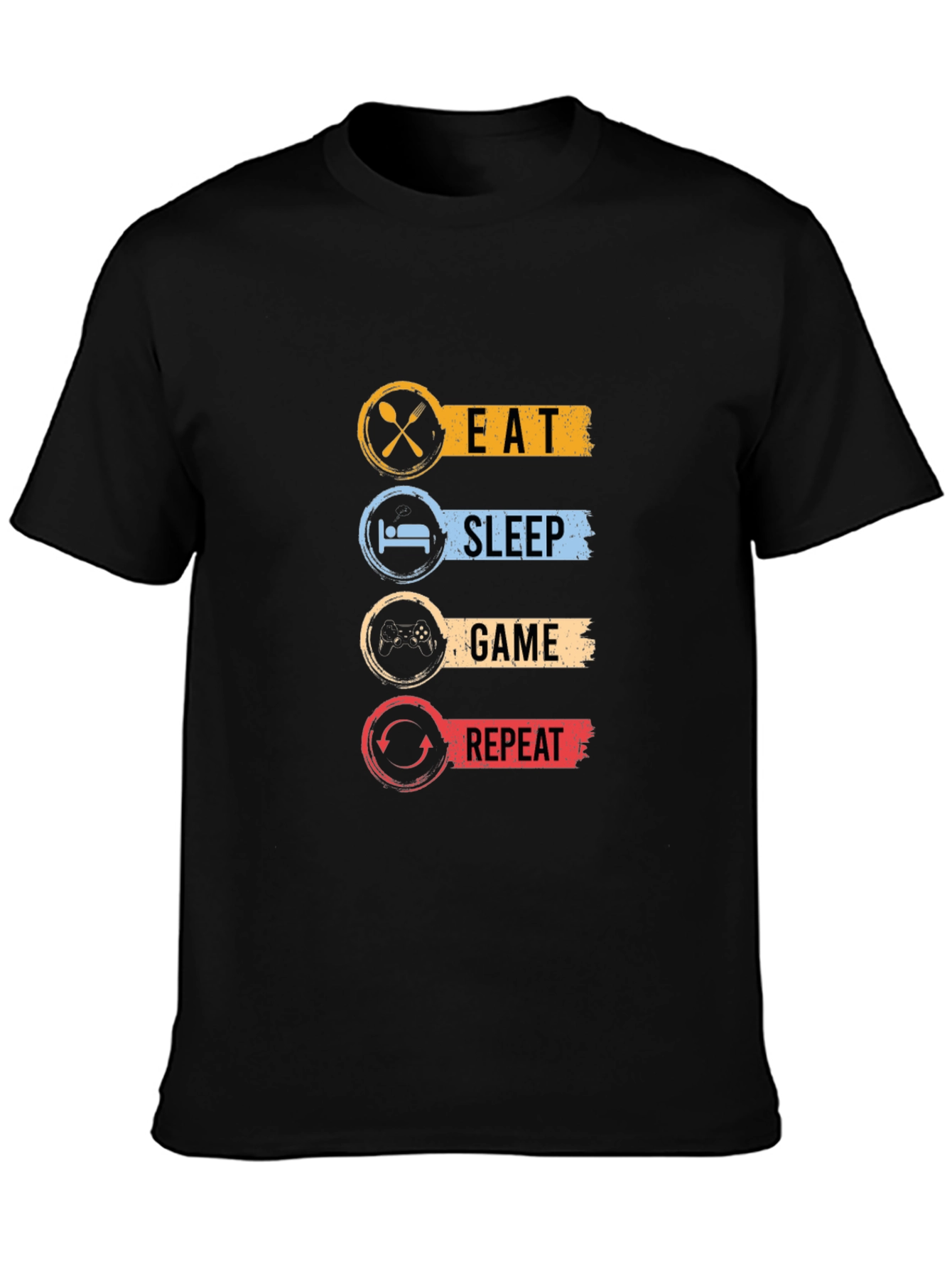Eat Sleep Game Repeat T-Shirt