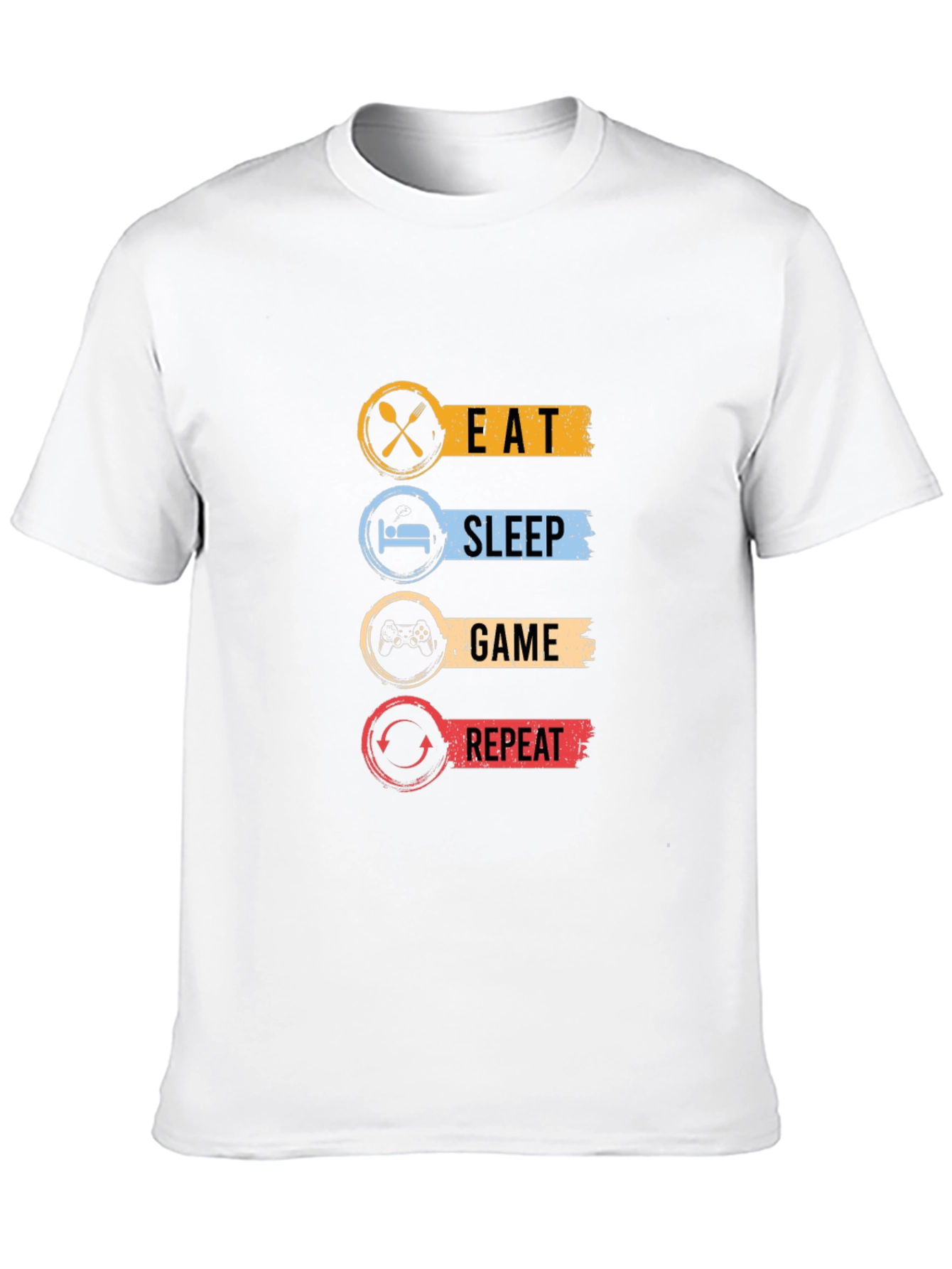 Eat Sleep Game Repeat T-Shirt