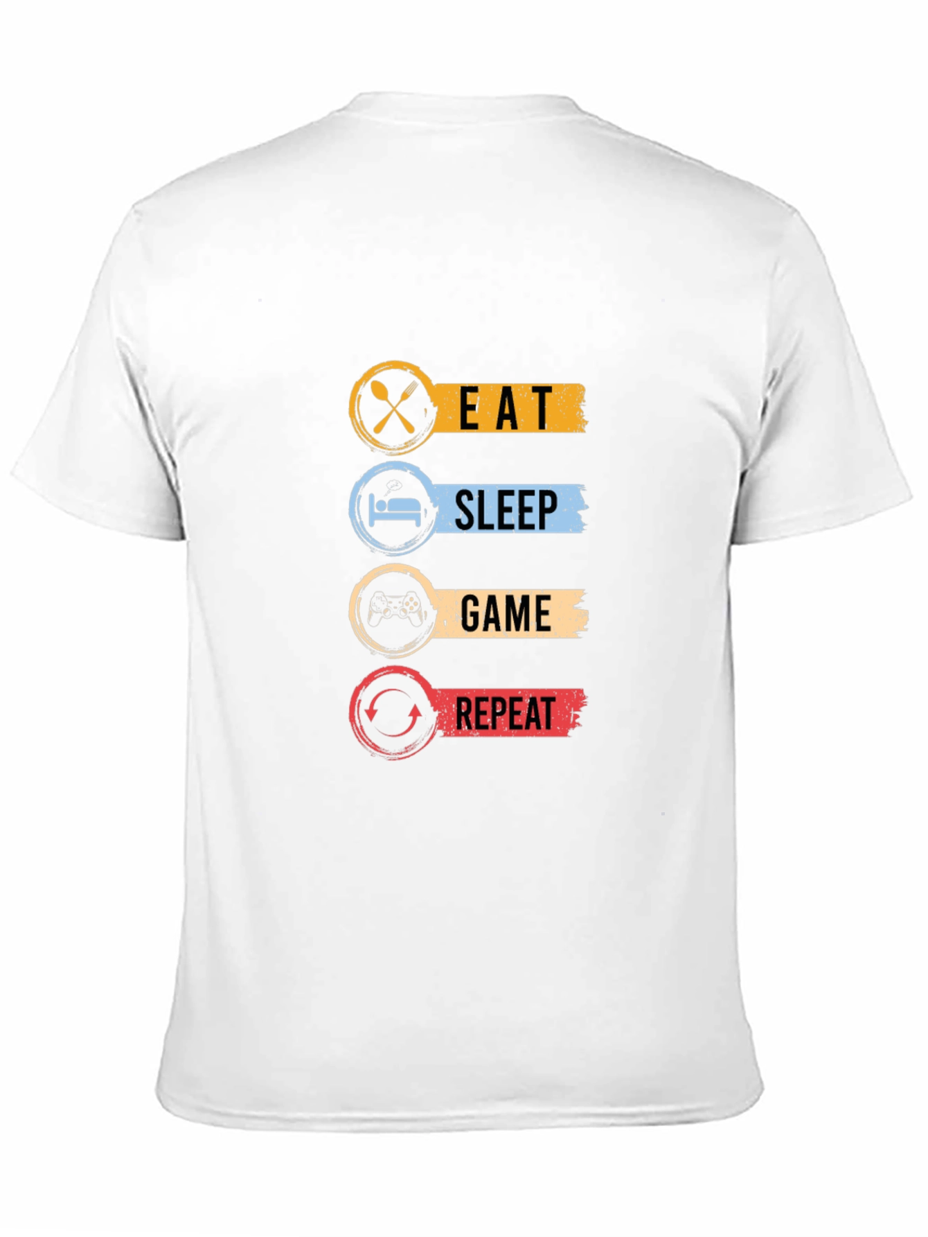 Eat Sleep Game Repeat T-Shirt