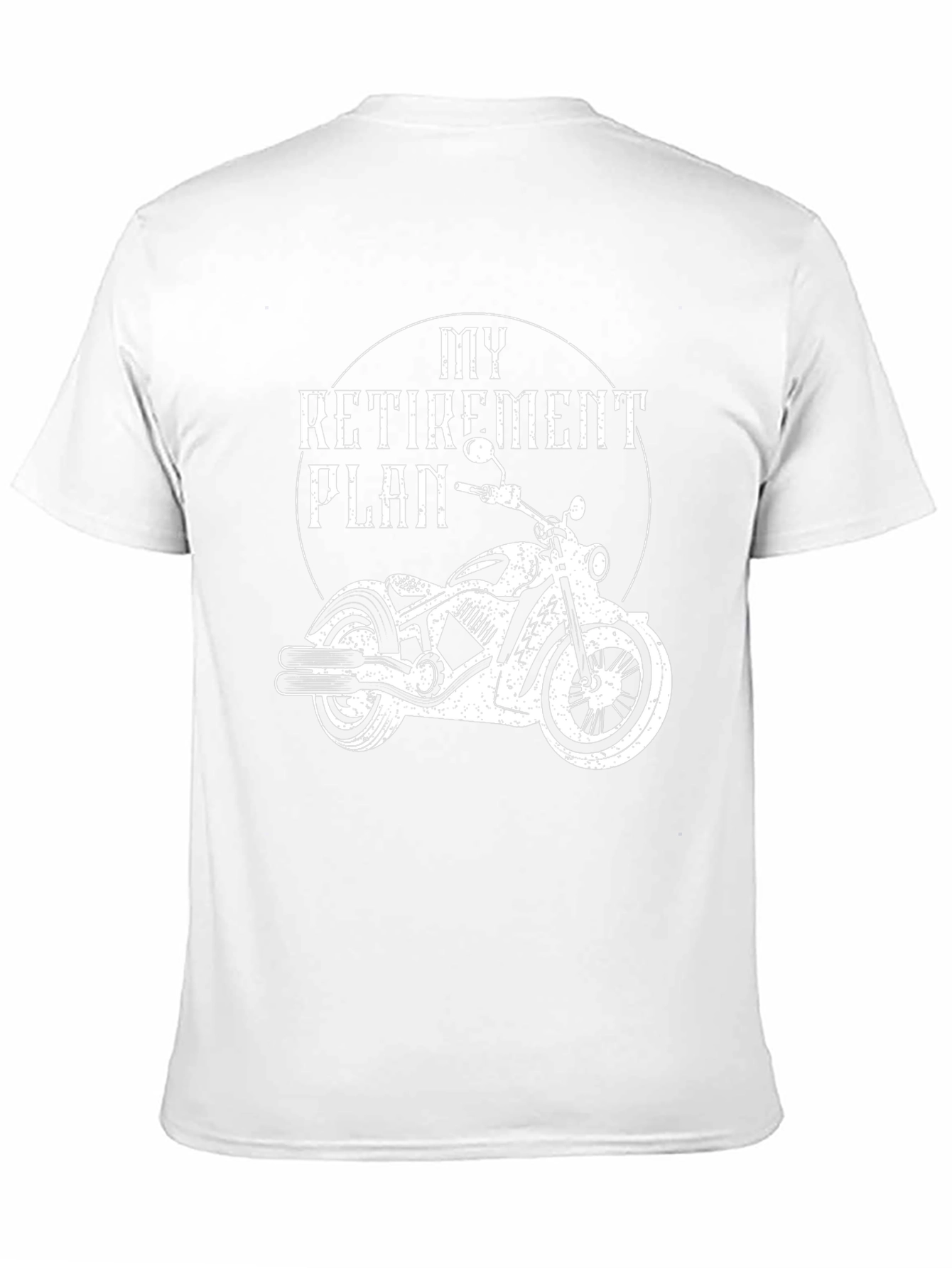 My Retirement Plan Motorcycle Graphic T-Shirt