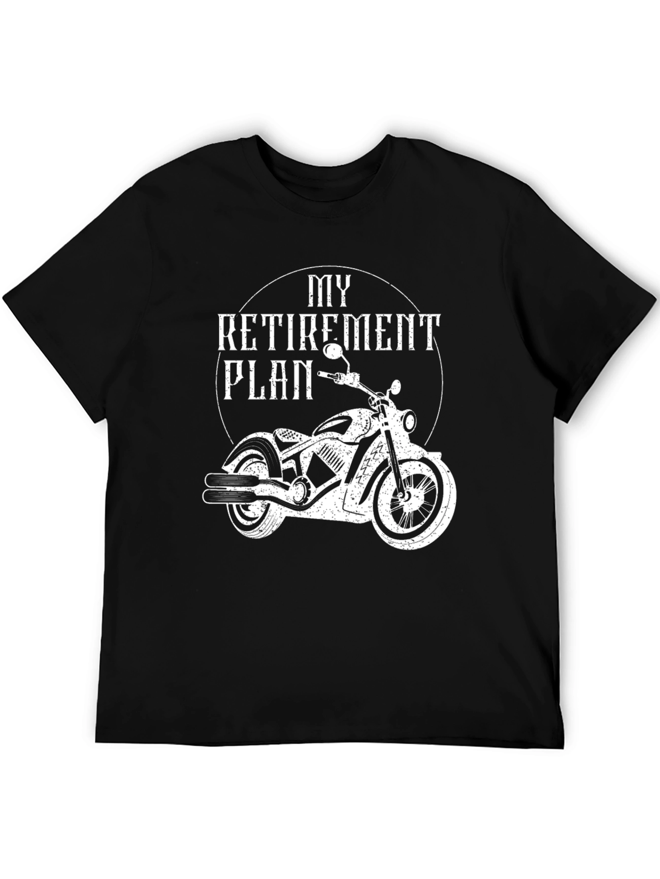 My Retirement Plan Motorcycle Graphic T-Shirt
