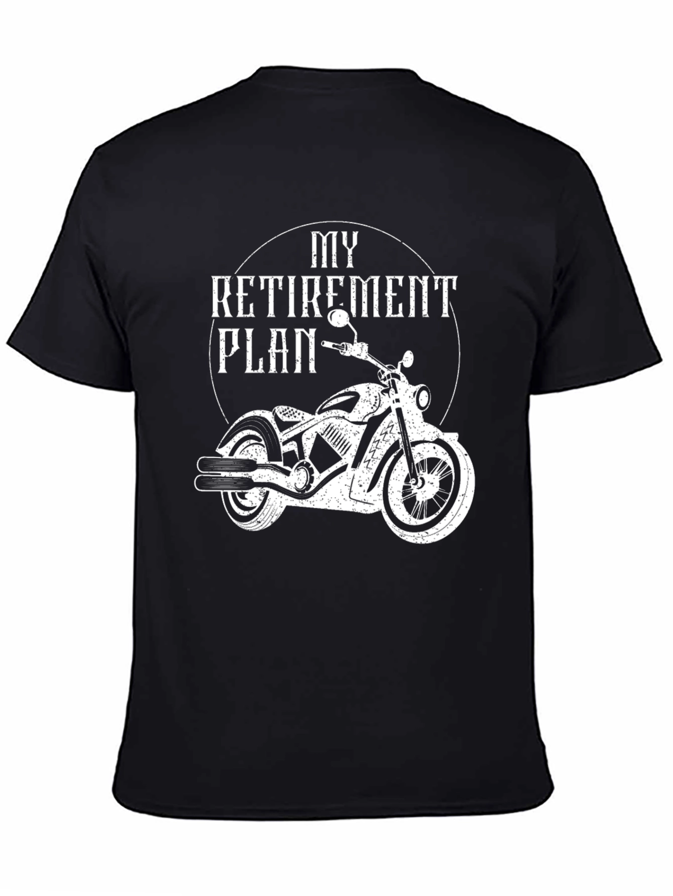 My Retirement Plan Motorcycle Graphic T-Shirt