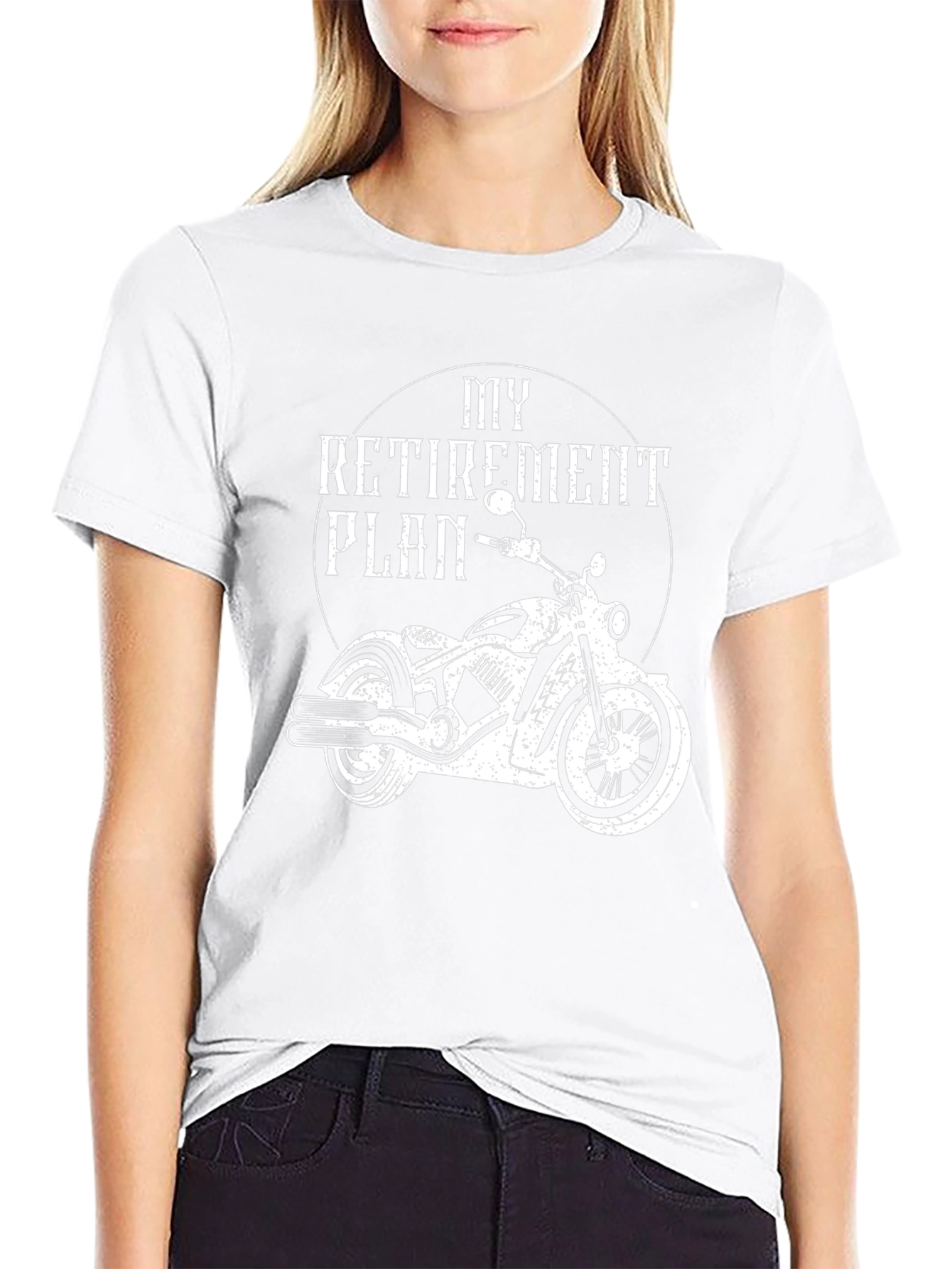 My Retirement Plan Motorcycle Graphic T-Shirt