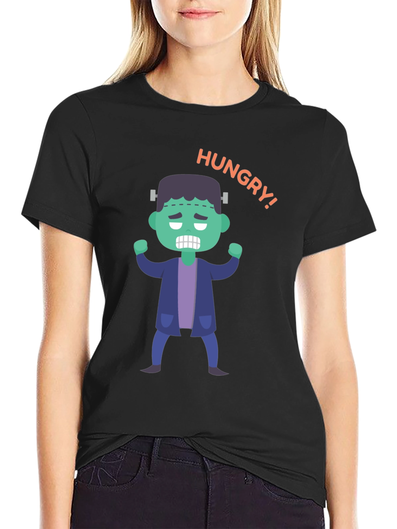 Hungry Frankenstein Graphic T-Shirt