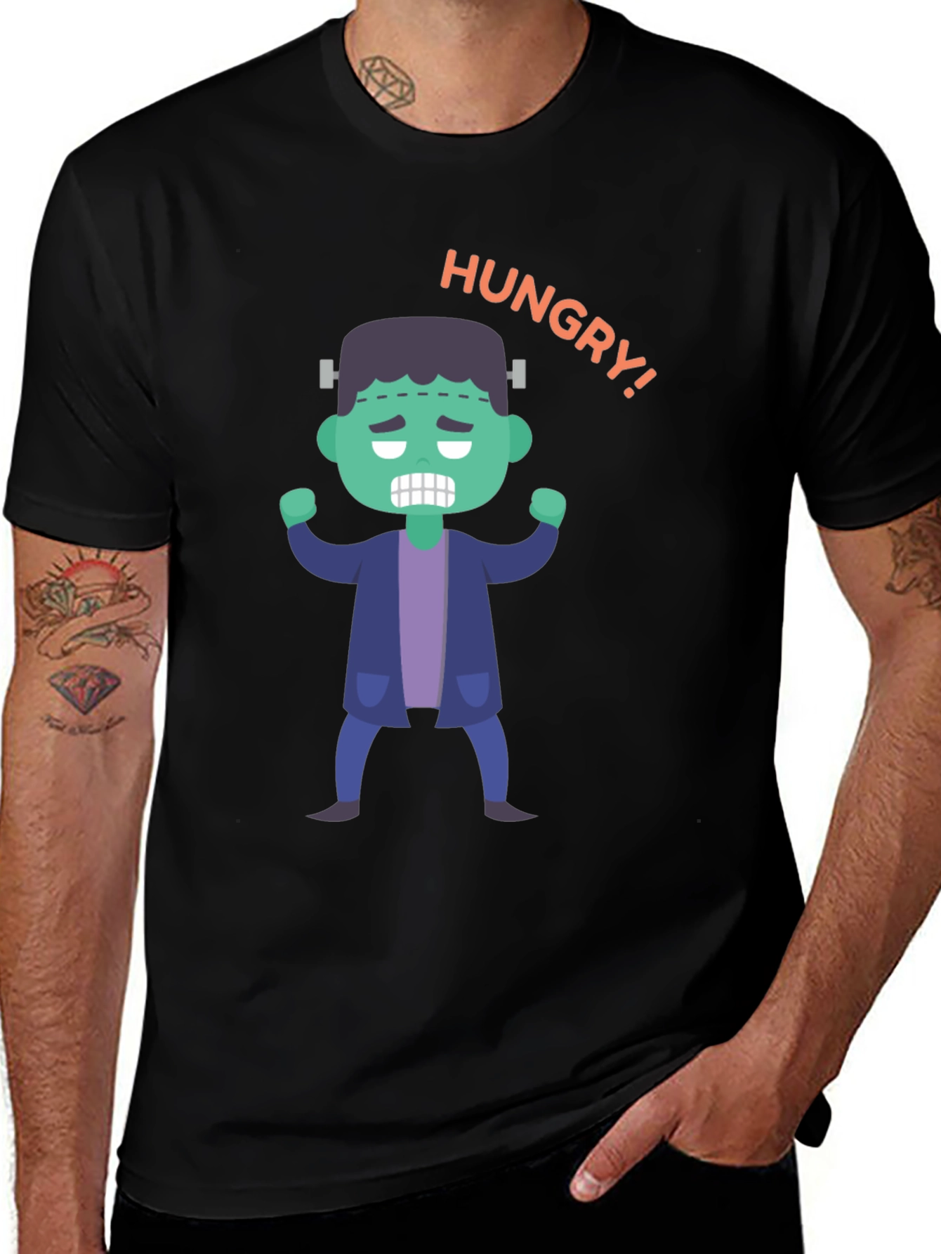 Hungry Frankenstein Graphic T-Shirt