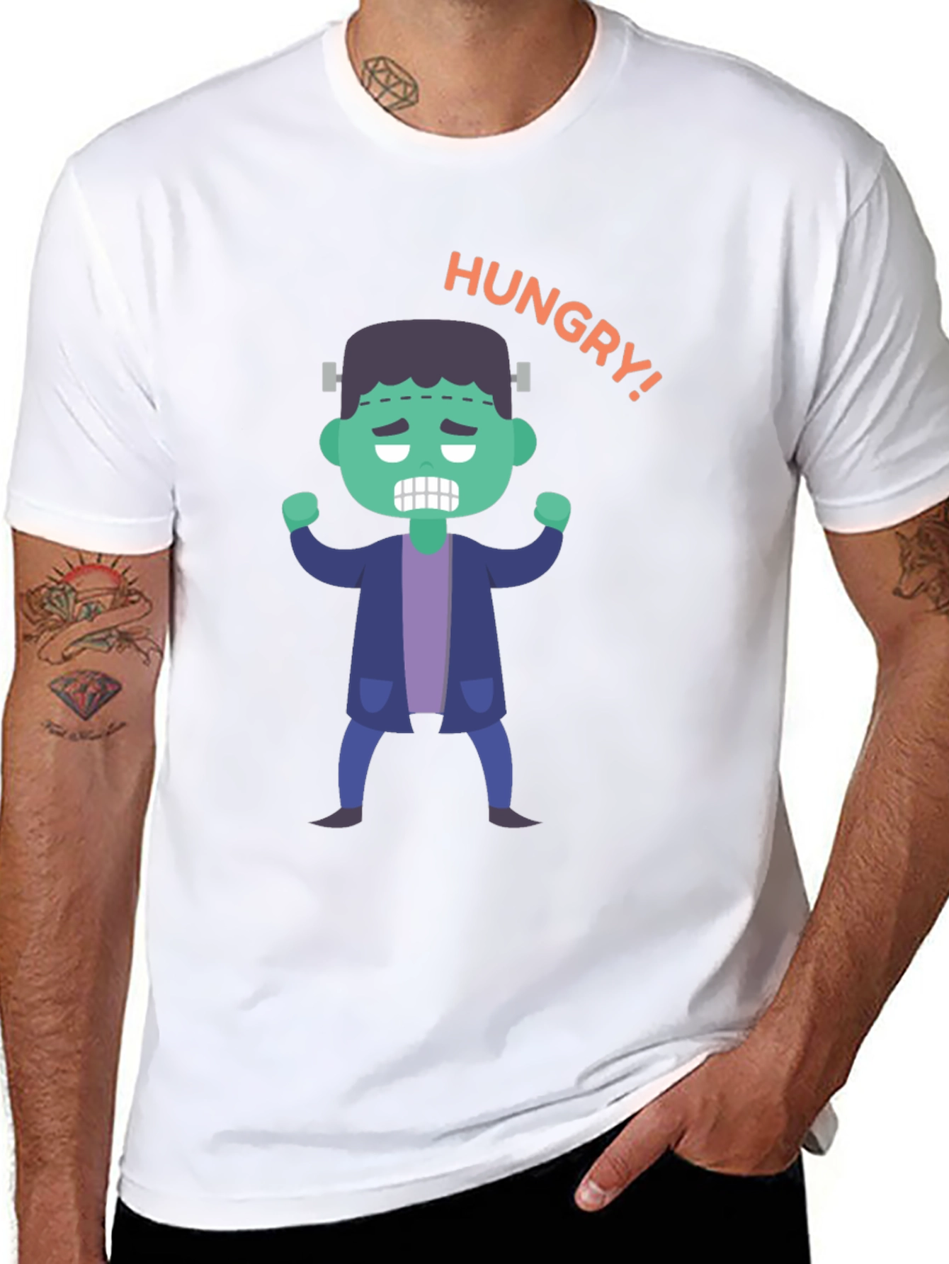 Hungry Frankenstein Graphic T-Shirt