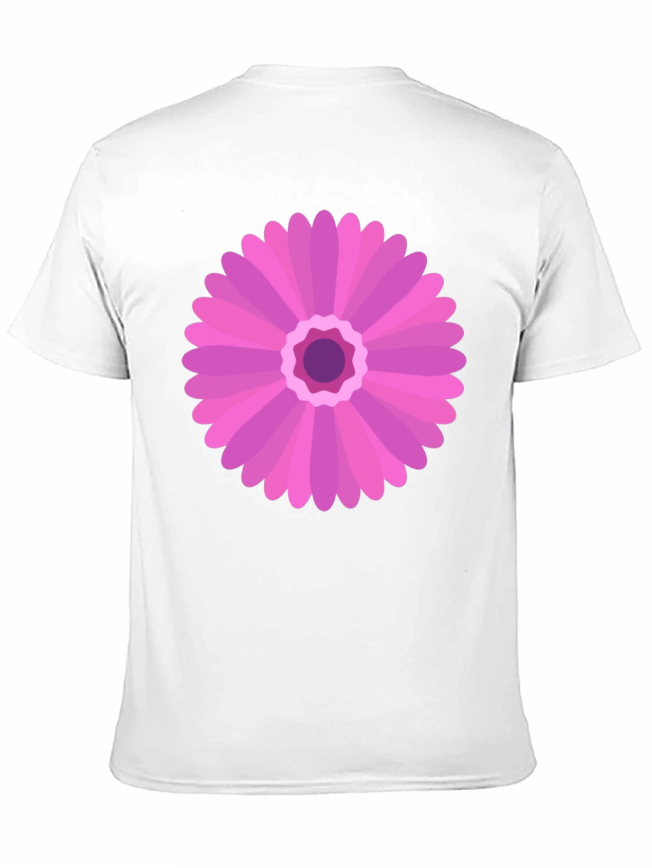 Pink Flower Graphic Tee - Casual Comfort