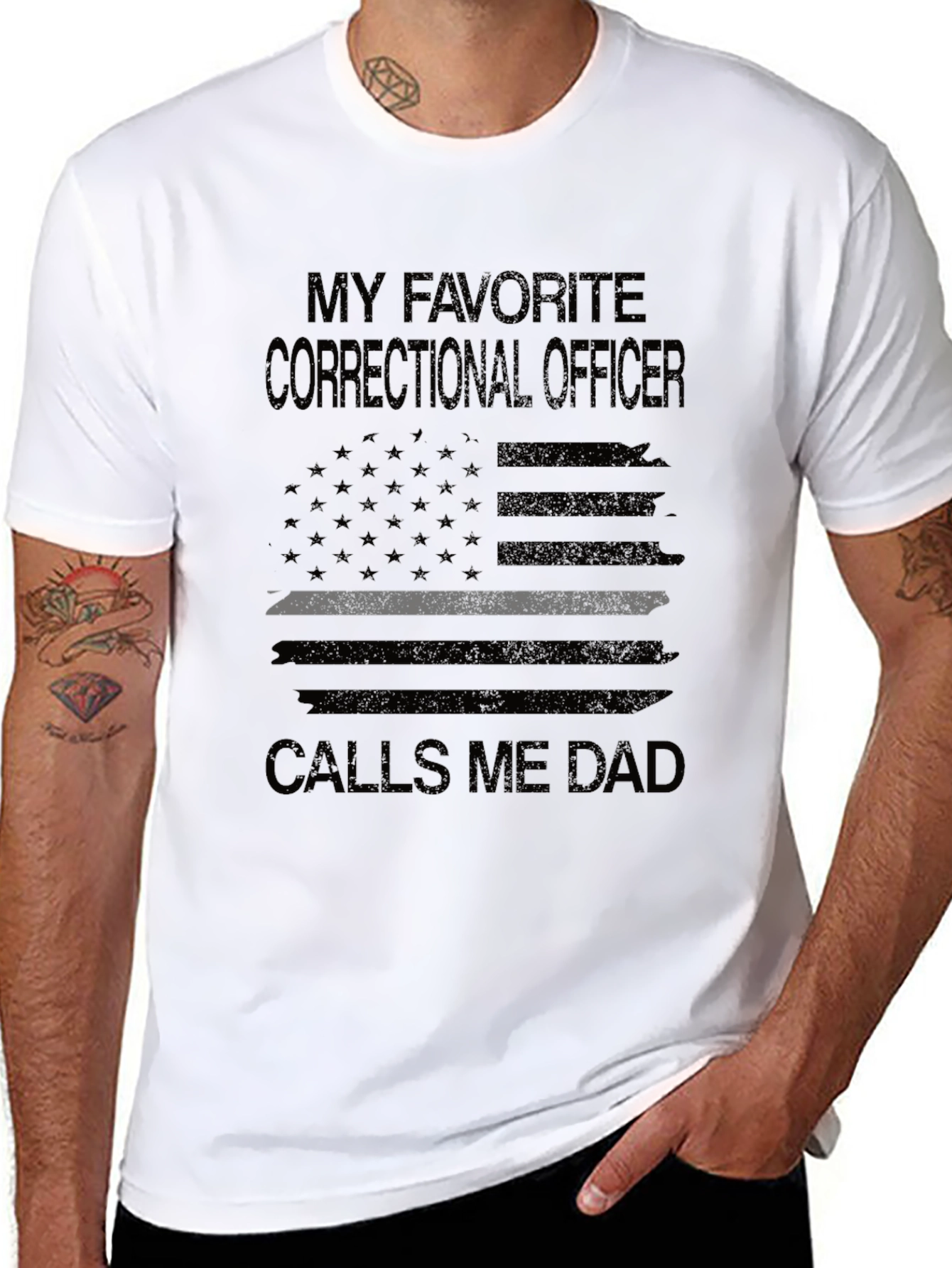 Correctional Officer Dad T-Shirt