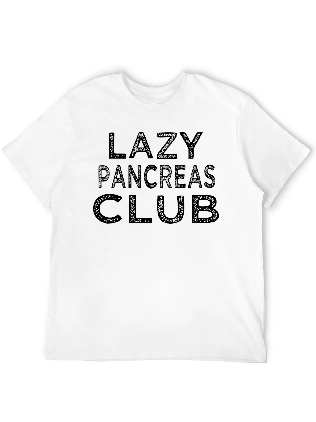 Lazy Pancreas Club Black T-Shirt