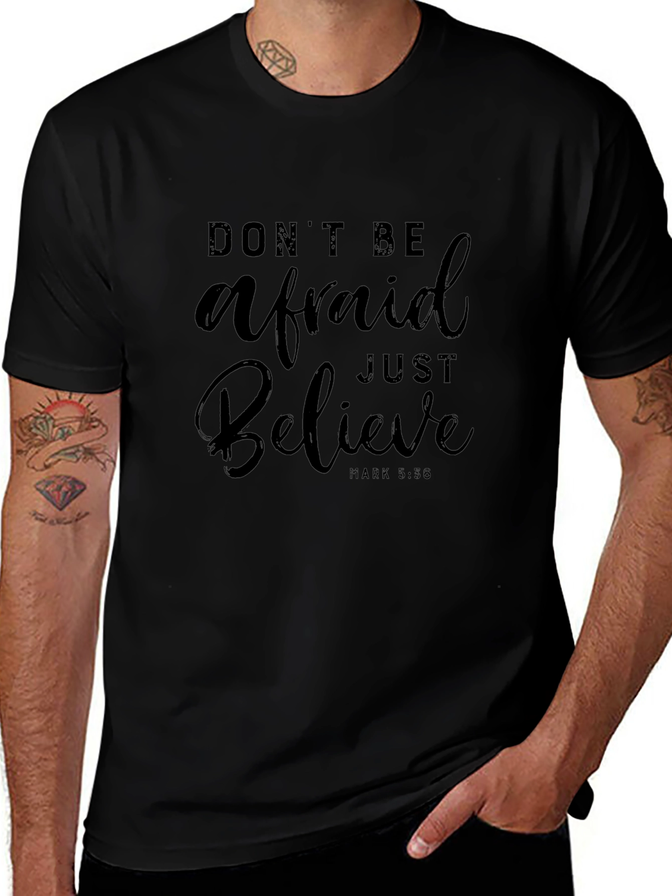 Dont Be Afraid T-Shirt Believe Christian Tee