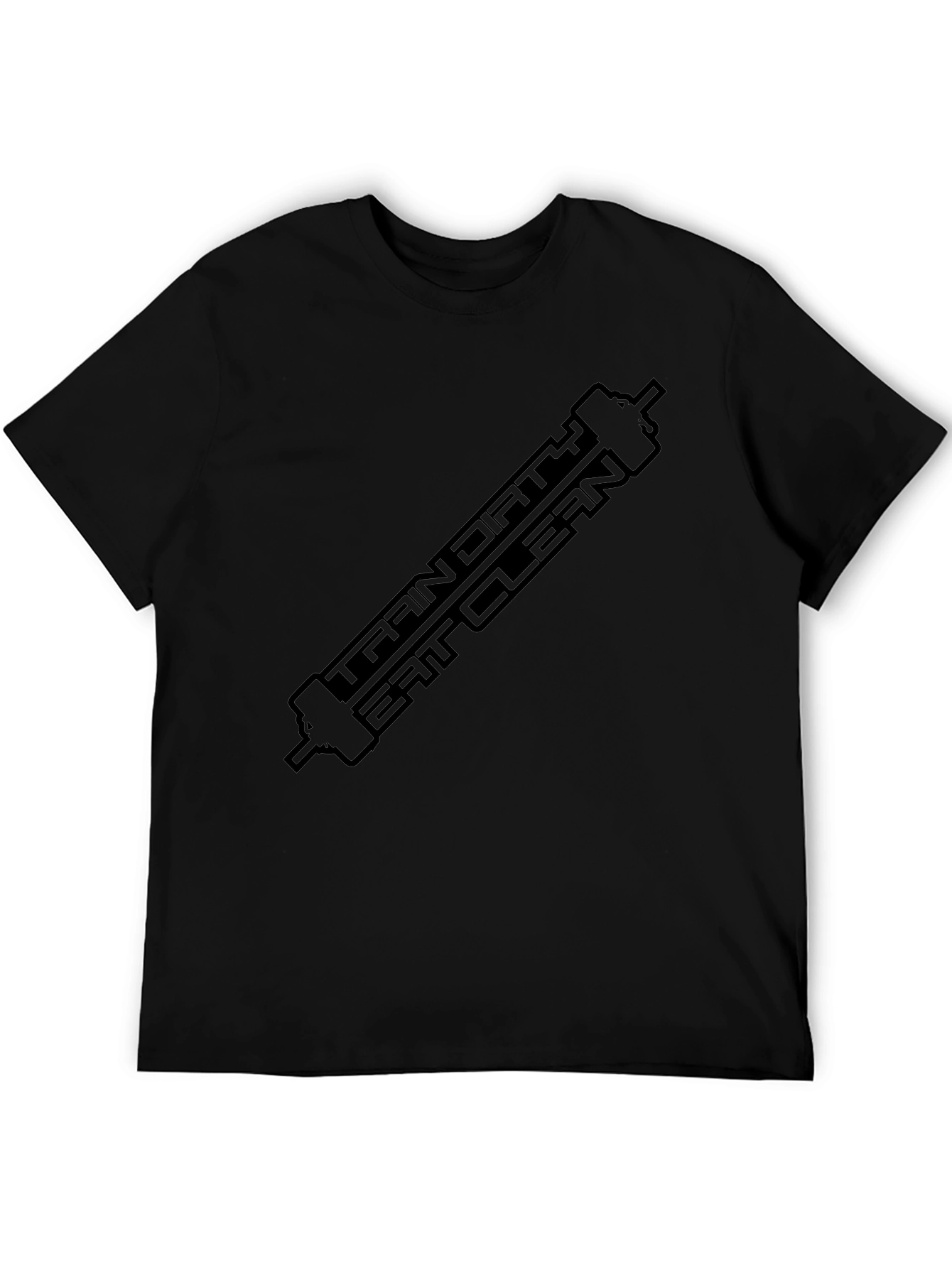 Train Dirty Eat Clean Black Graphic T-Shirt