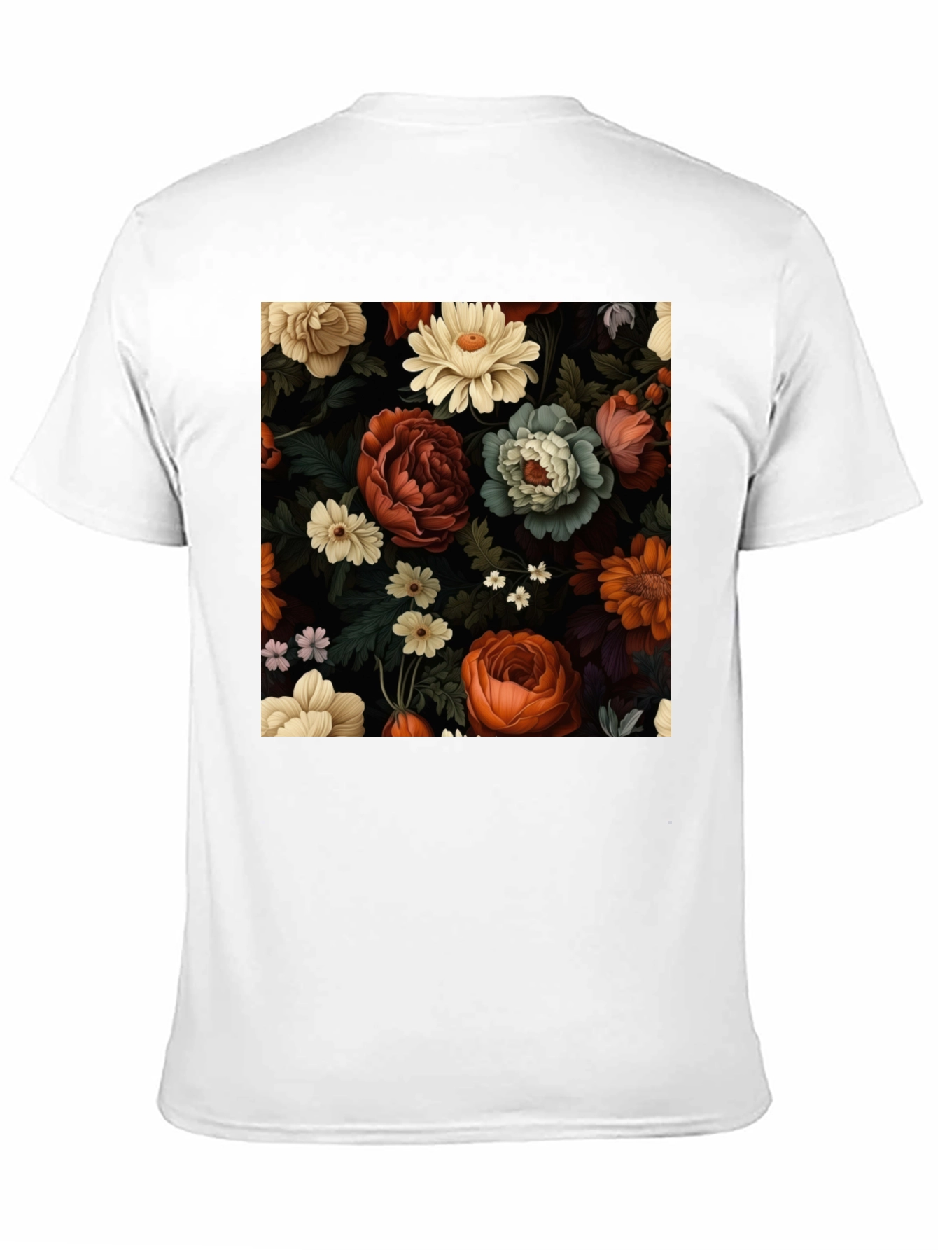 Floral Print Tee - Elegant Style