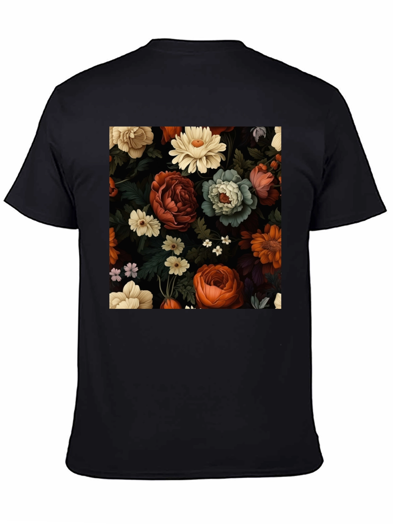 Floral Print Tee - Elegant Style