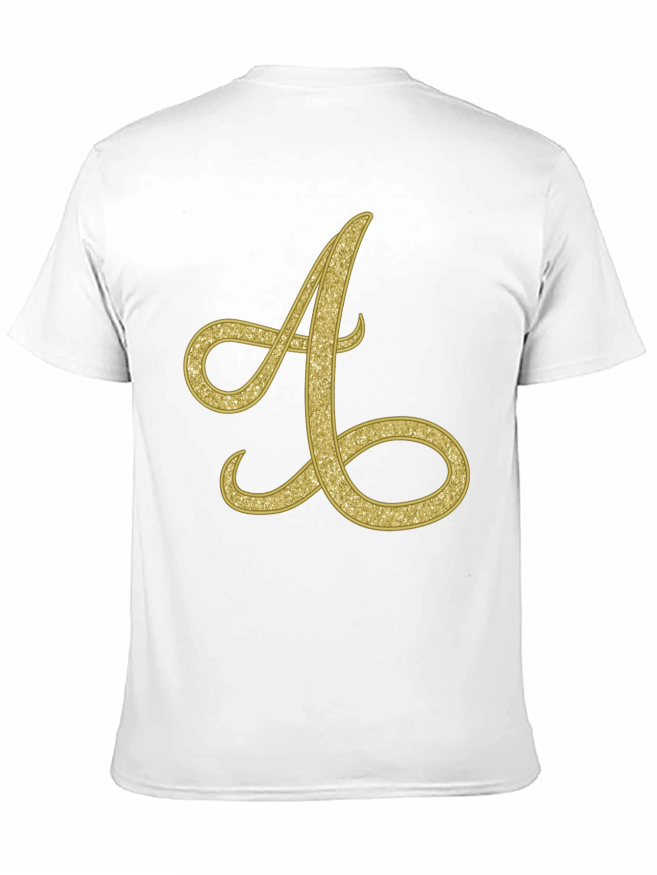 Golden Letter A T-Shirt