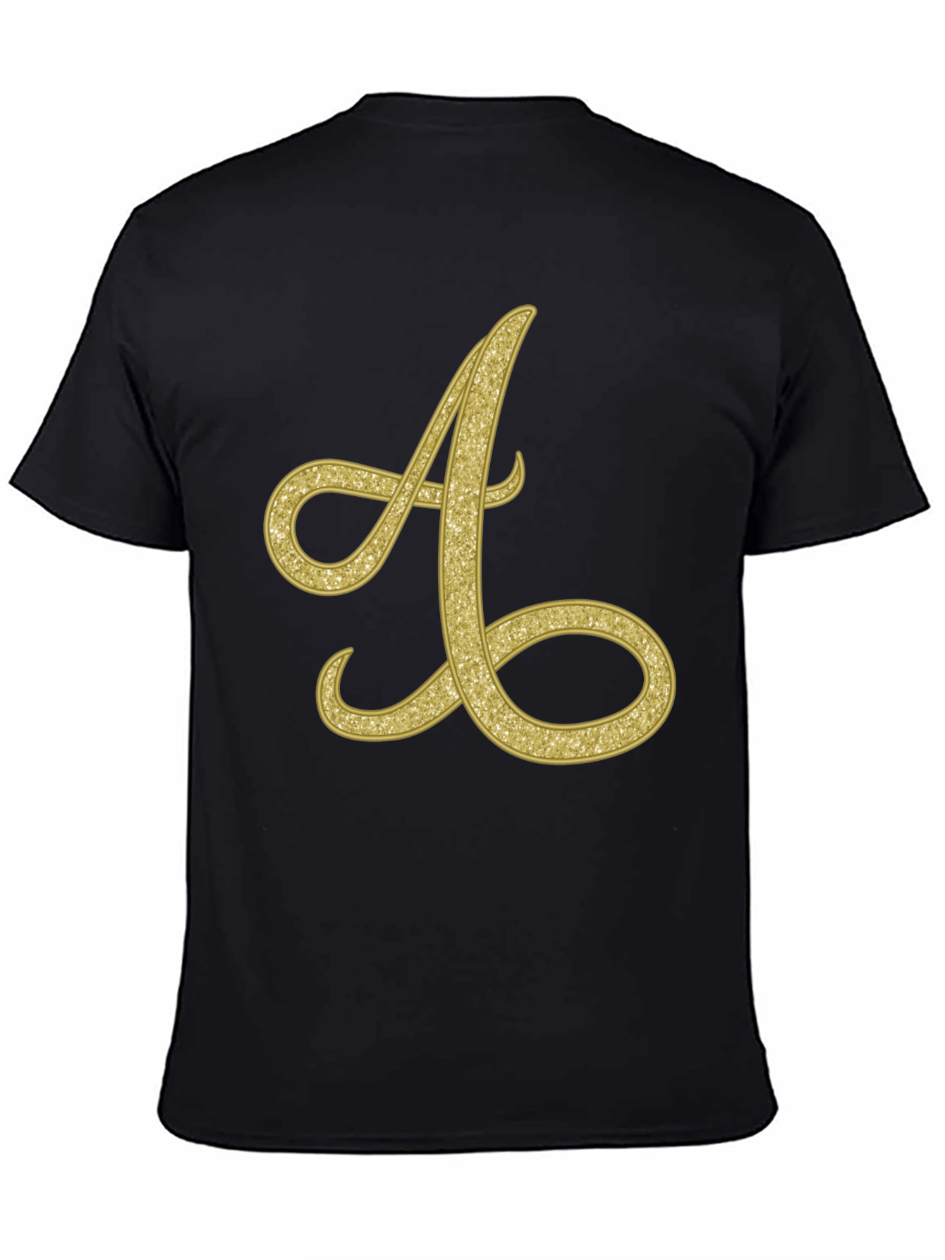 Golden Letter A T-Shirt
