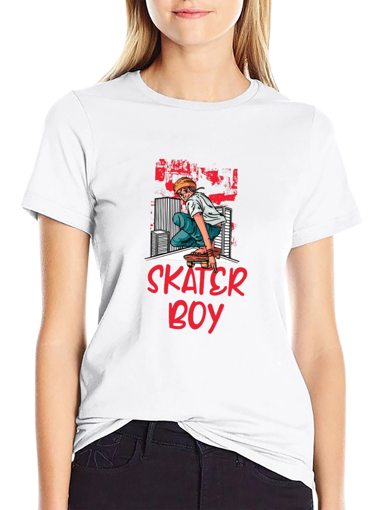 Skater Boy Graphic T-Shirt | Cool Street Style