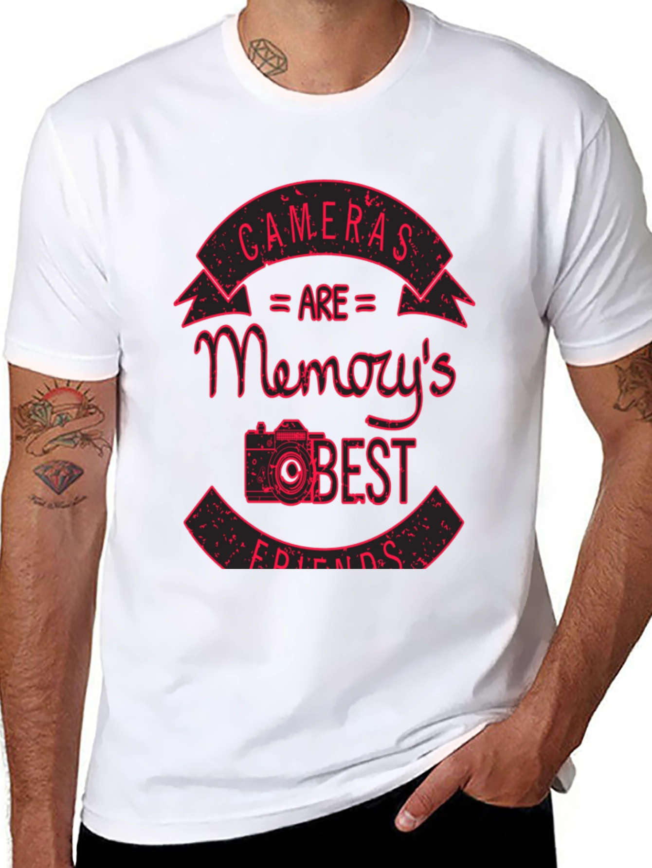 Cameras Are Memorys Best Friends Graphic T-Shirt