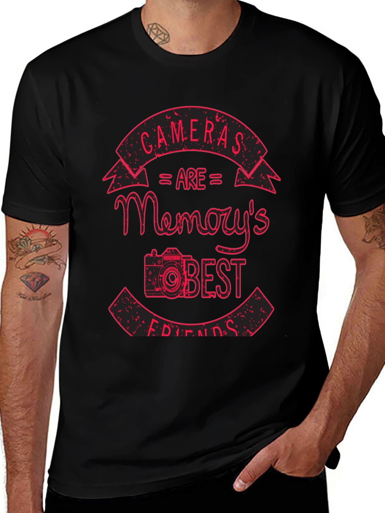 Cameras Are Memorys Best Friends Graphic T-Shirt