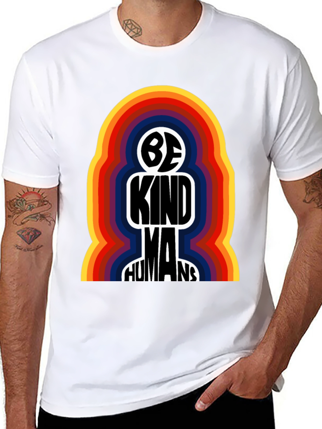 Be Kind To Humans Graphic T-Shirt