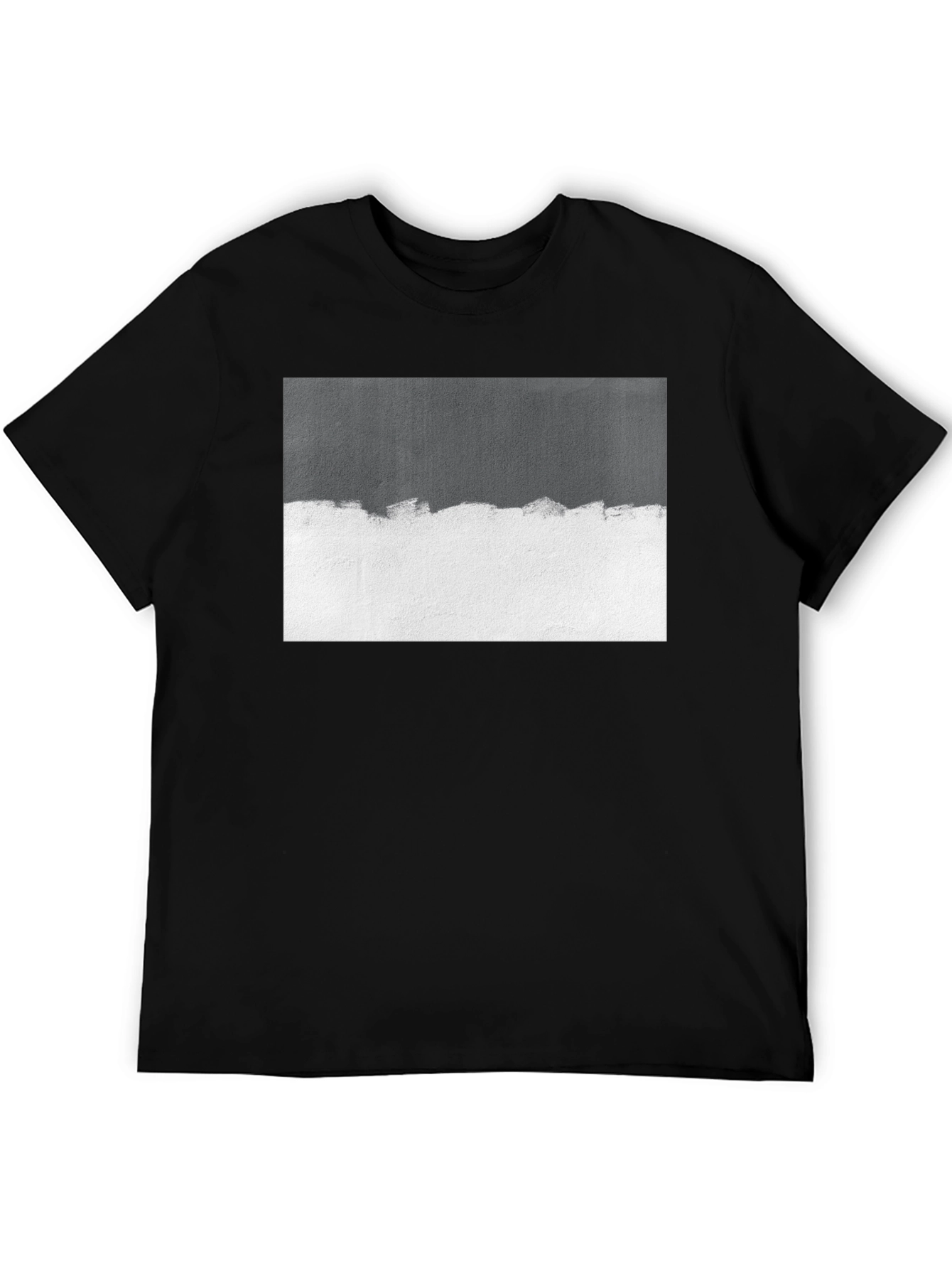Abstract Two-Tone Graphic Tee