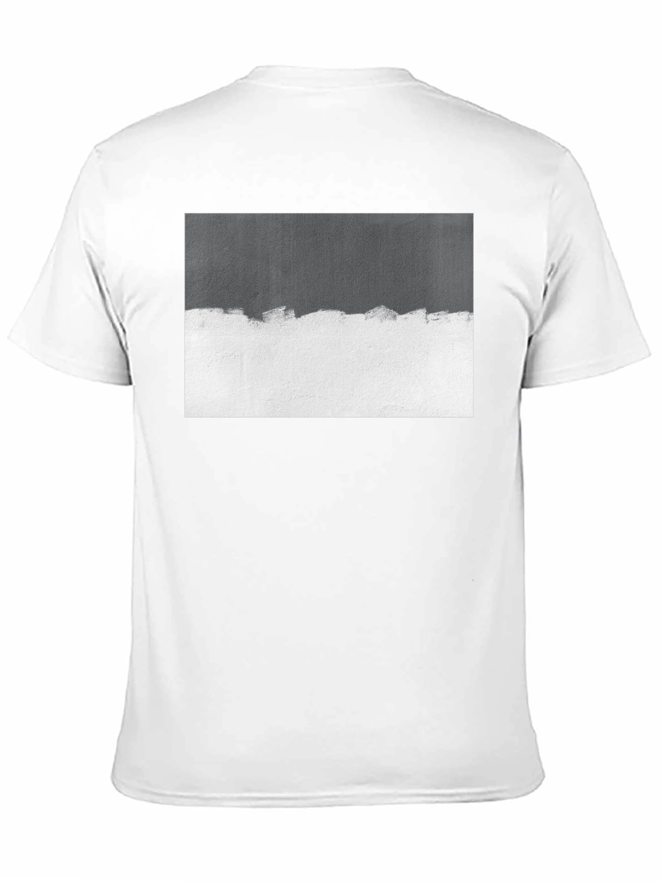 Abstract Two-Tone Graphic Tee