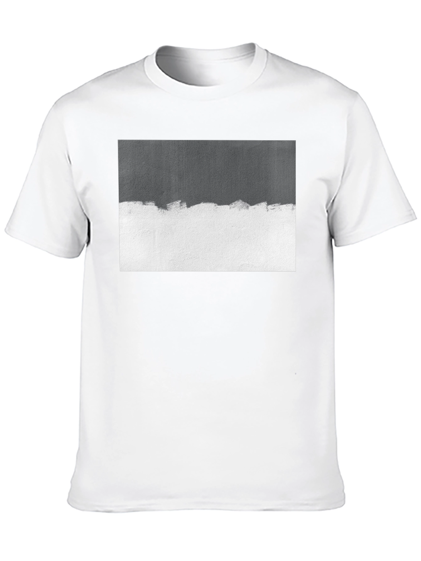 Abstract Two-Tone Graphic Tee