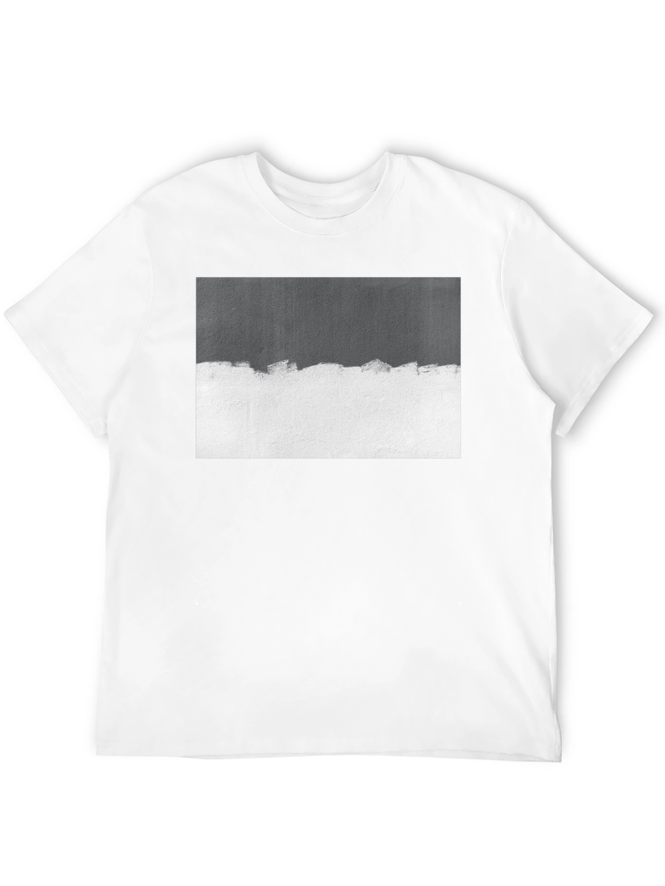 Abstract Two-Tone Graphic Tee