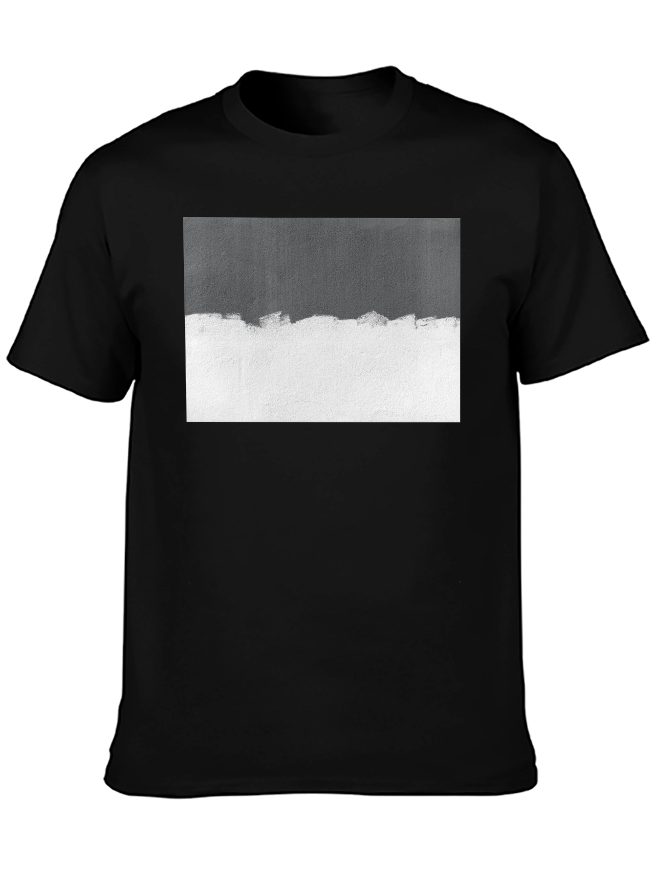 Abstract Two-Tone Graphic Tee