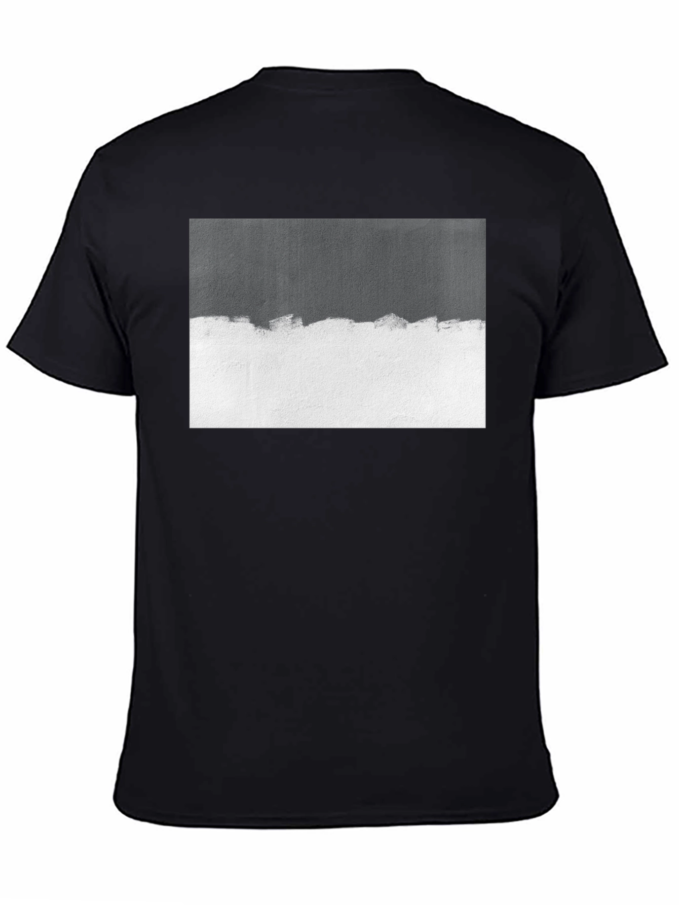 Abstract Two-Tone Graphic Tee