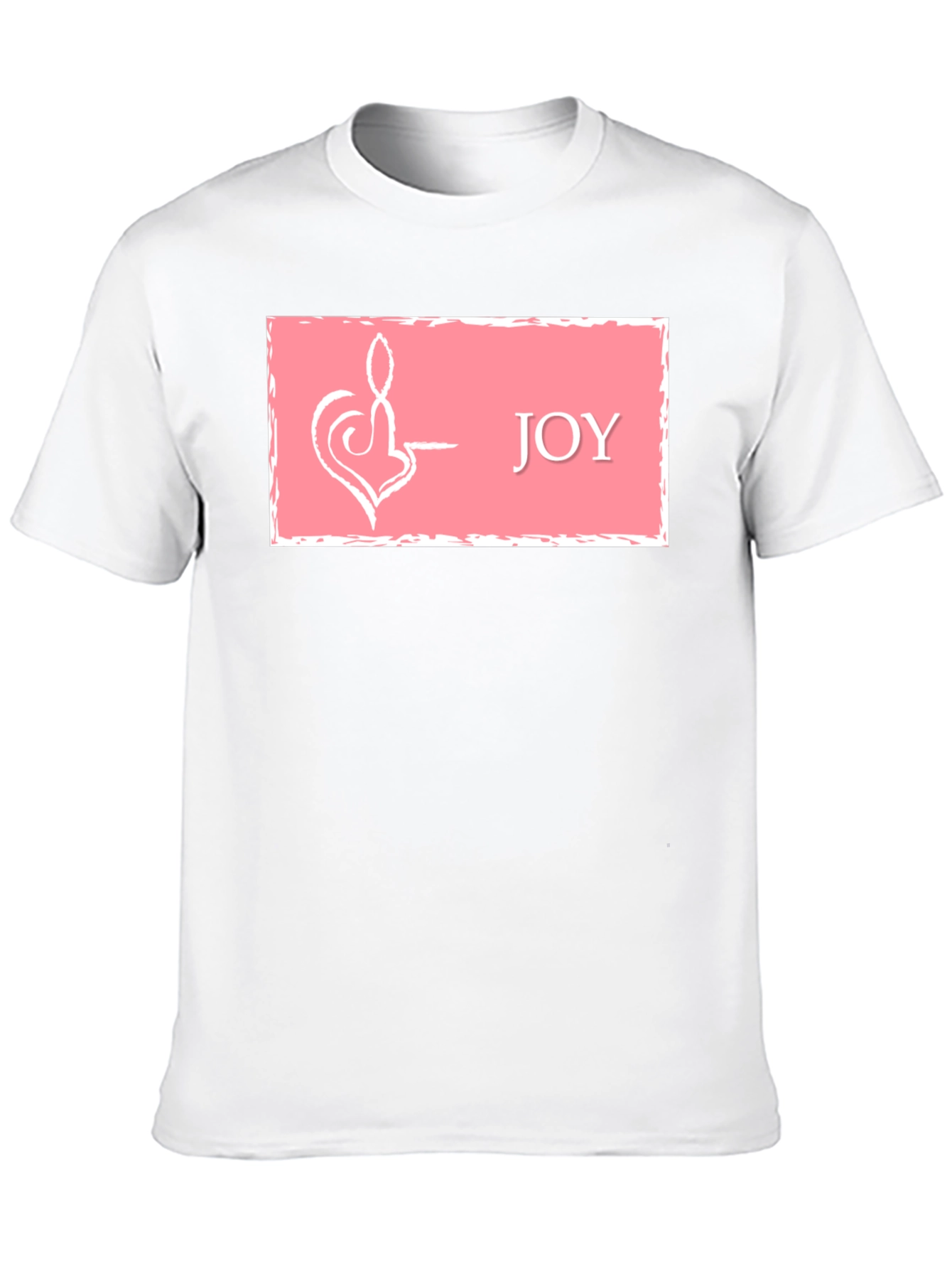 Joy Symbol Graphic Tee - Black Cotton Blend