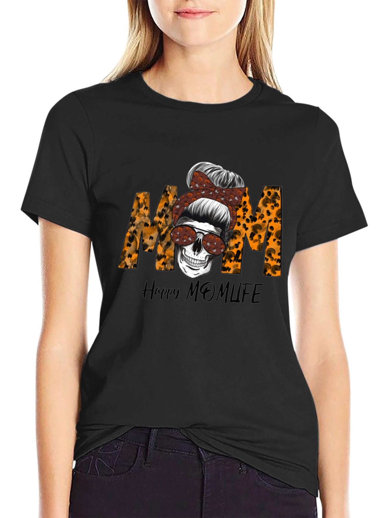 Happy Mom Life Halloween T-Shirt