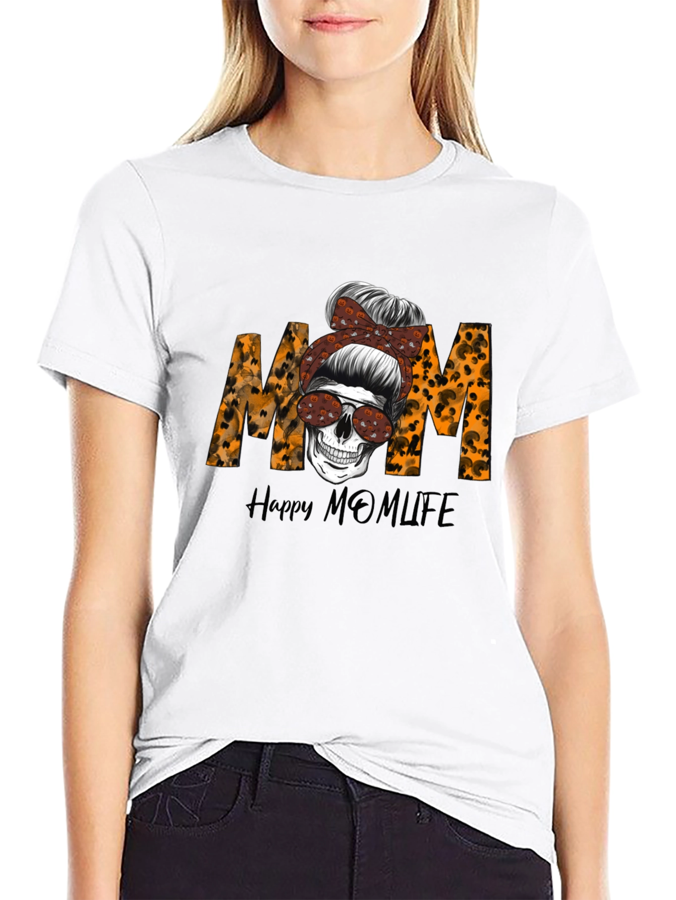 Happy Mom Life Halloween T-Shirt