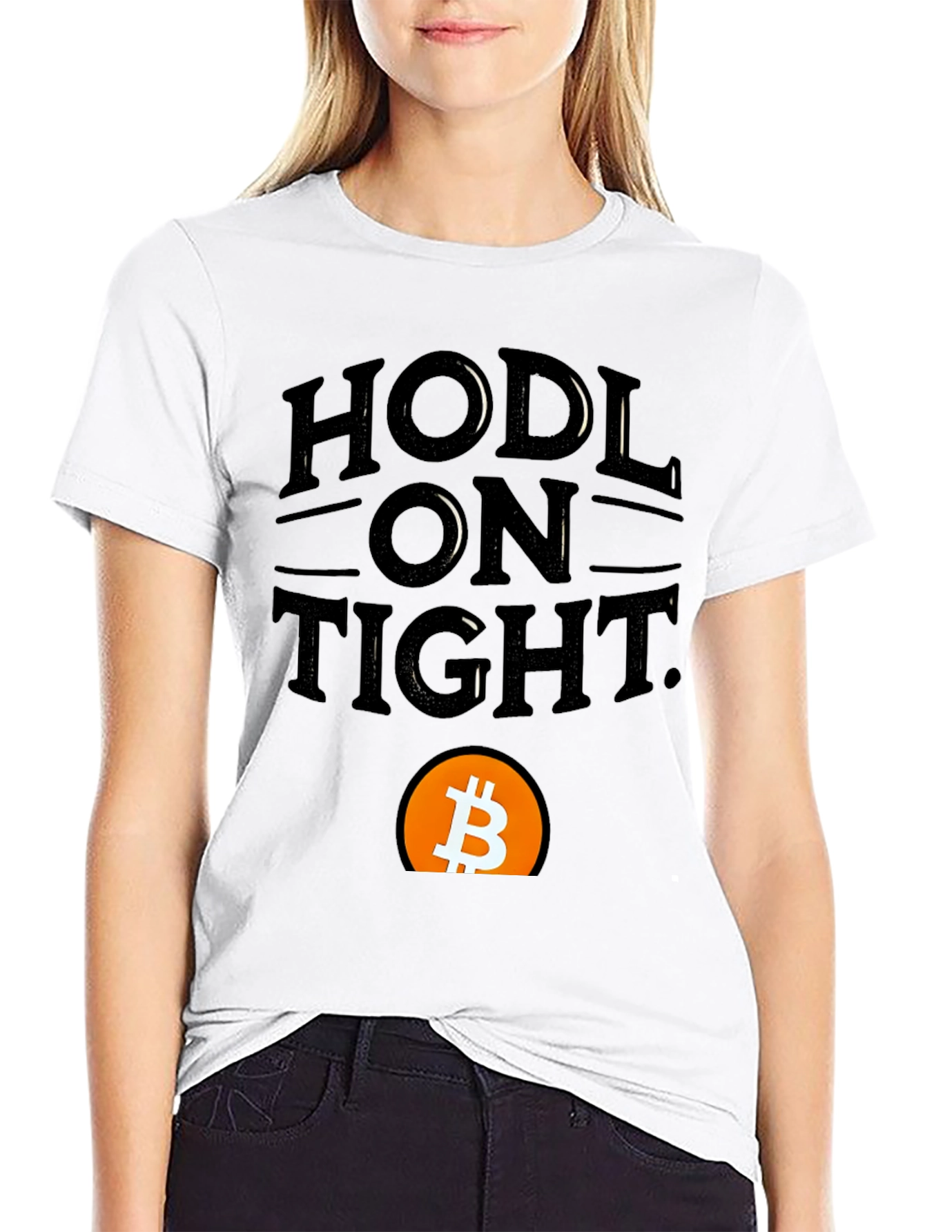 HODL On Tight Bitcoin Crypto T-Shirt