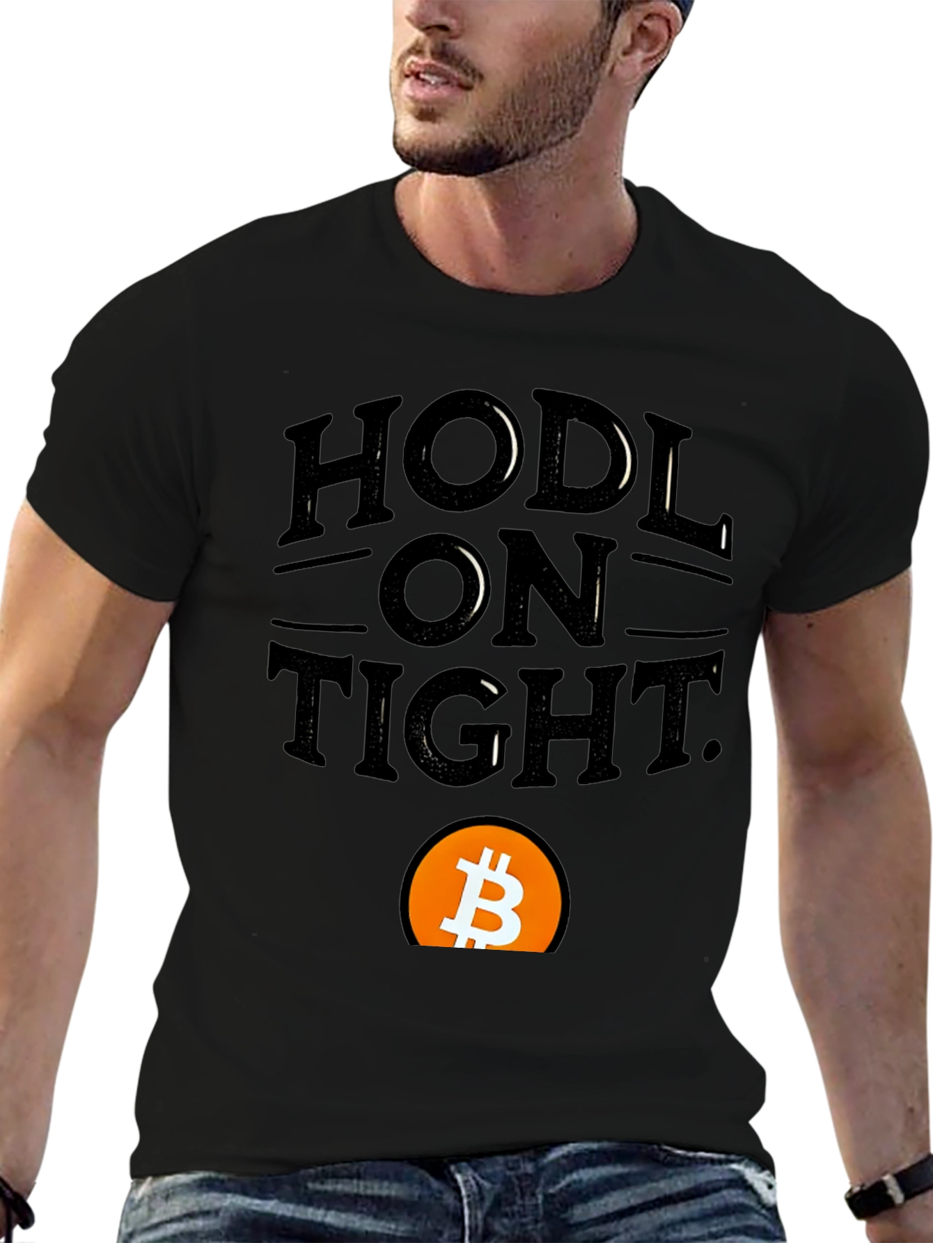 HODL On Tight Bitcoin Crypto T-Shirt