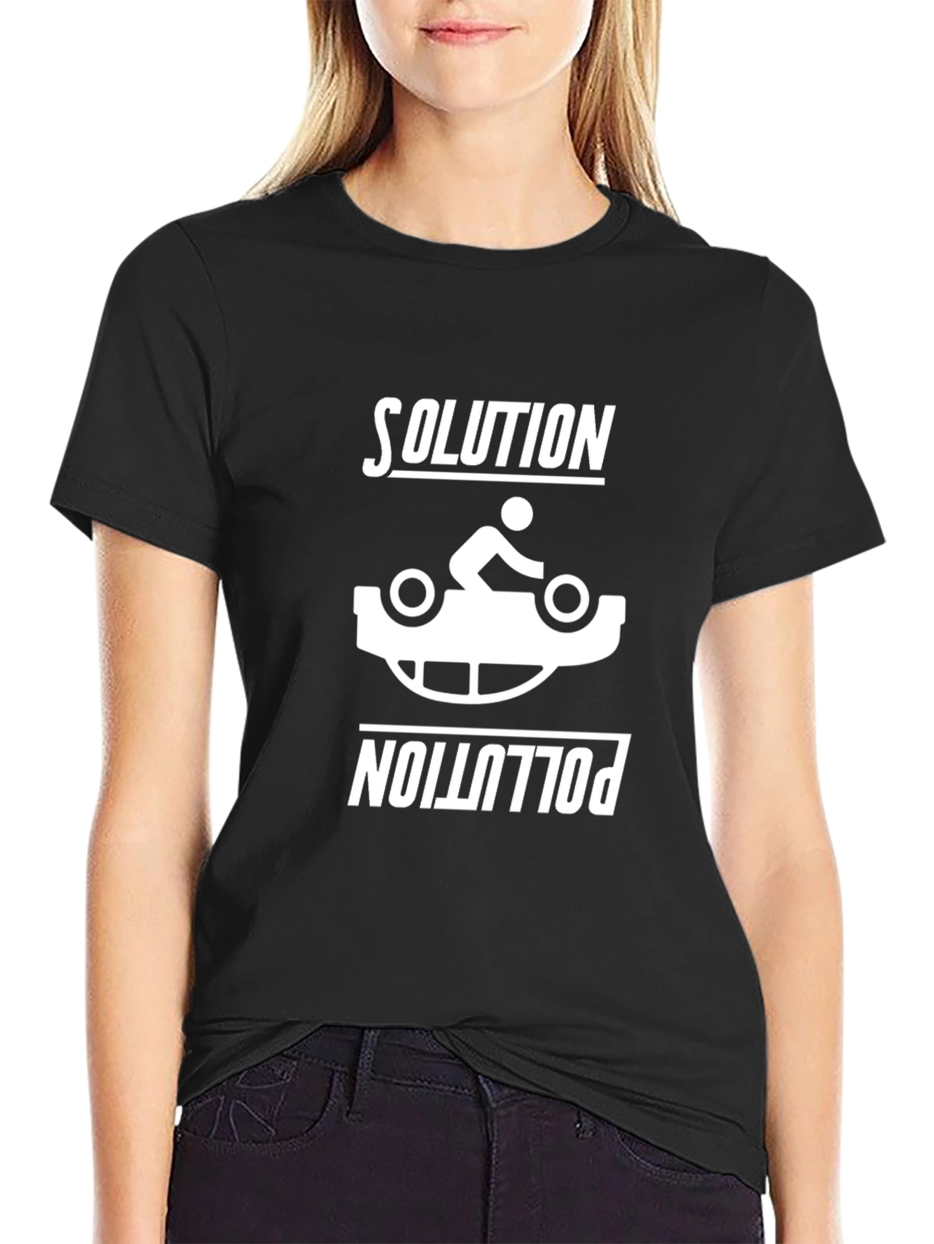 Solution Pollution Bike T-Shirt - Unisex