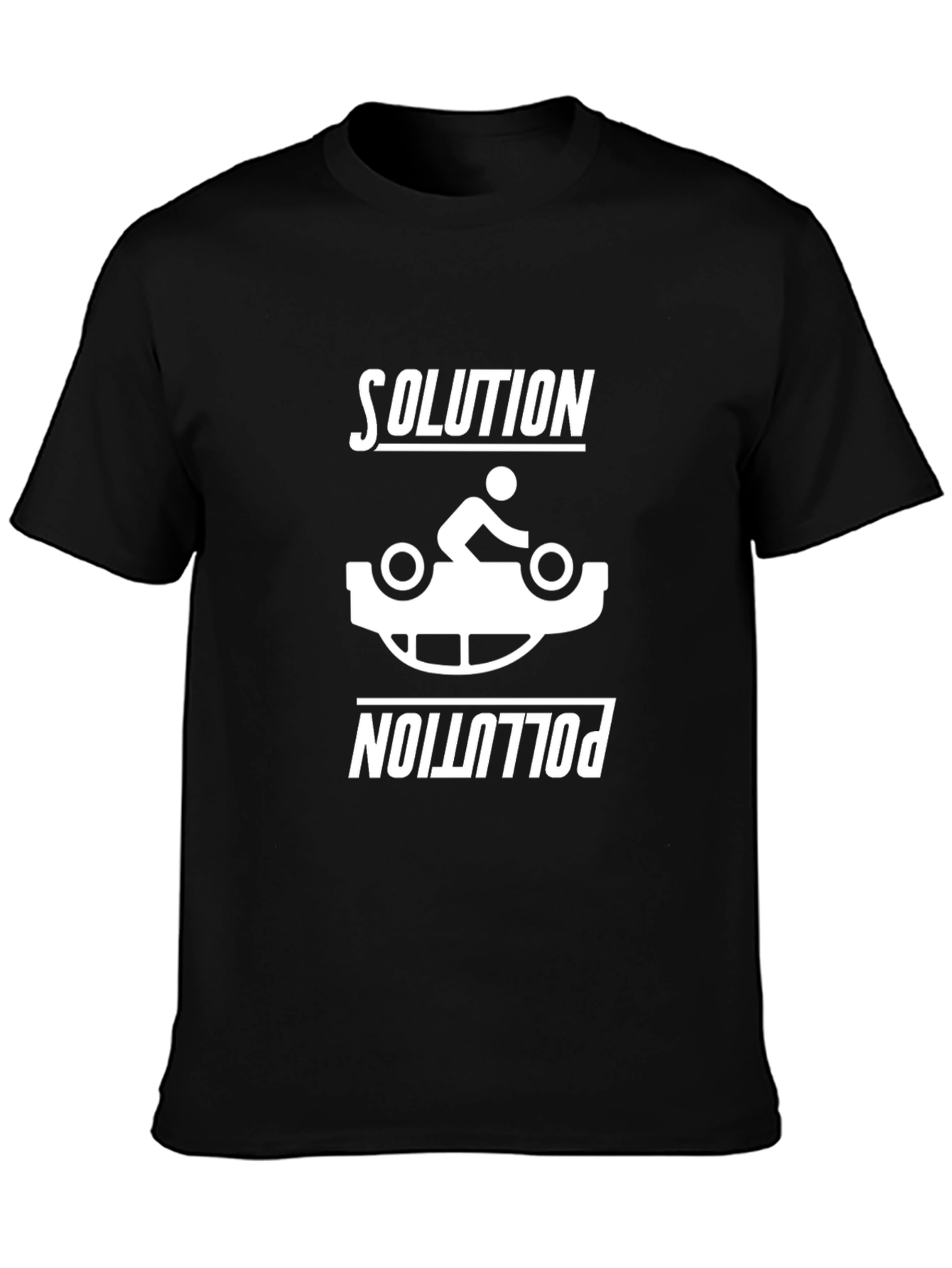 Solution Pollution Bike T-Shirt - Unisex