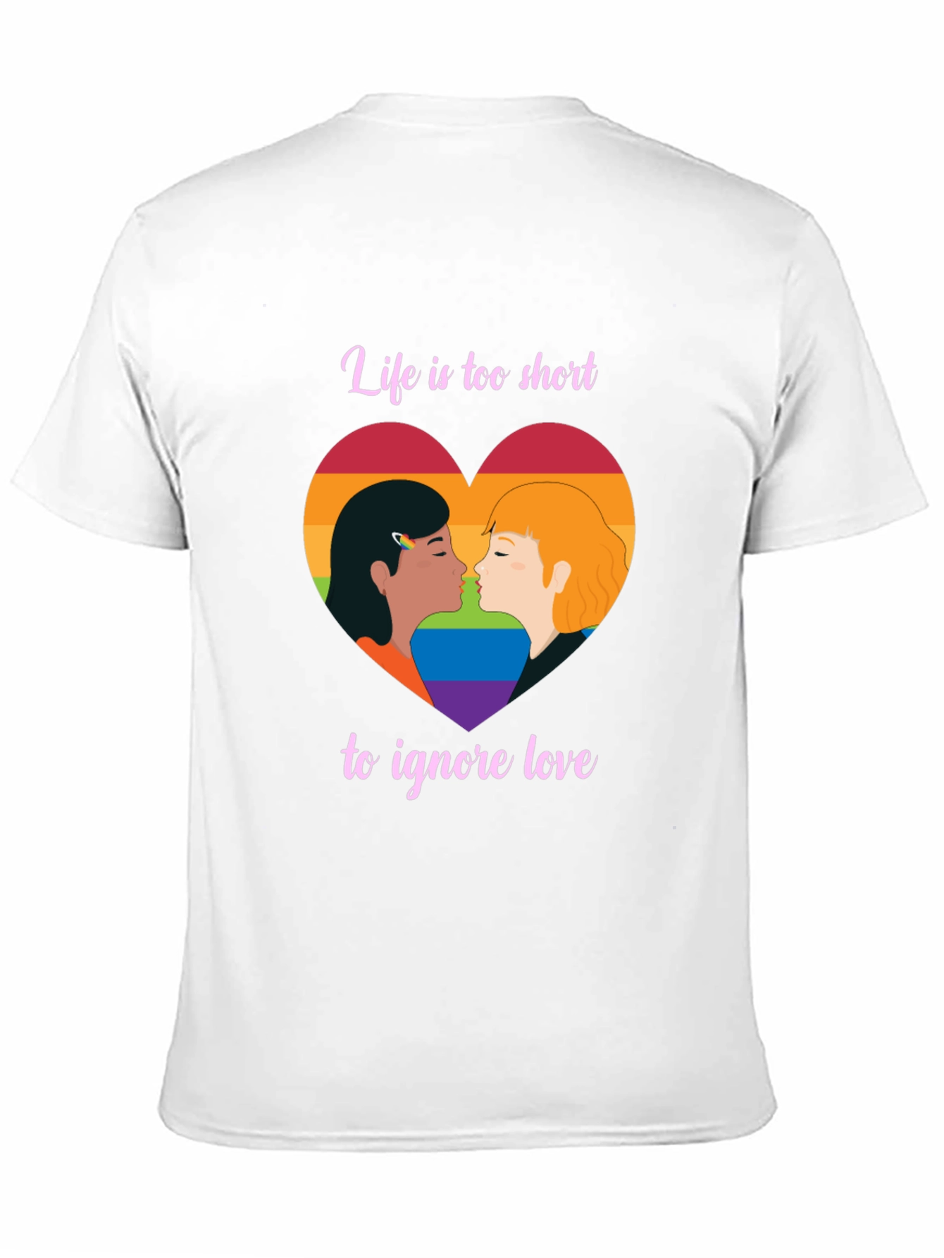 LGBT Pride Love is Love Black T-Shirt