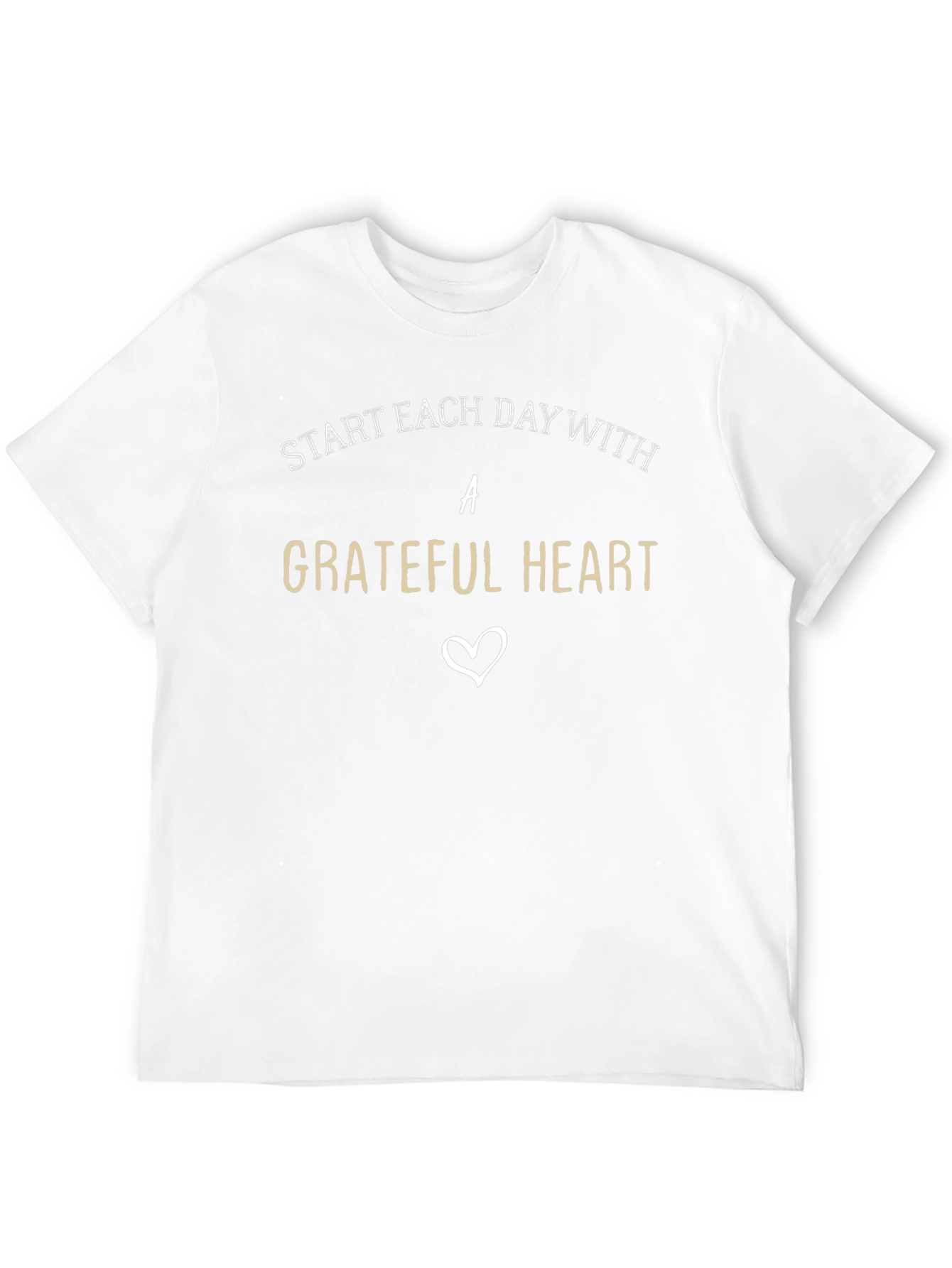 Grateful Heart Graphic Tee - Everyday Comfort